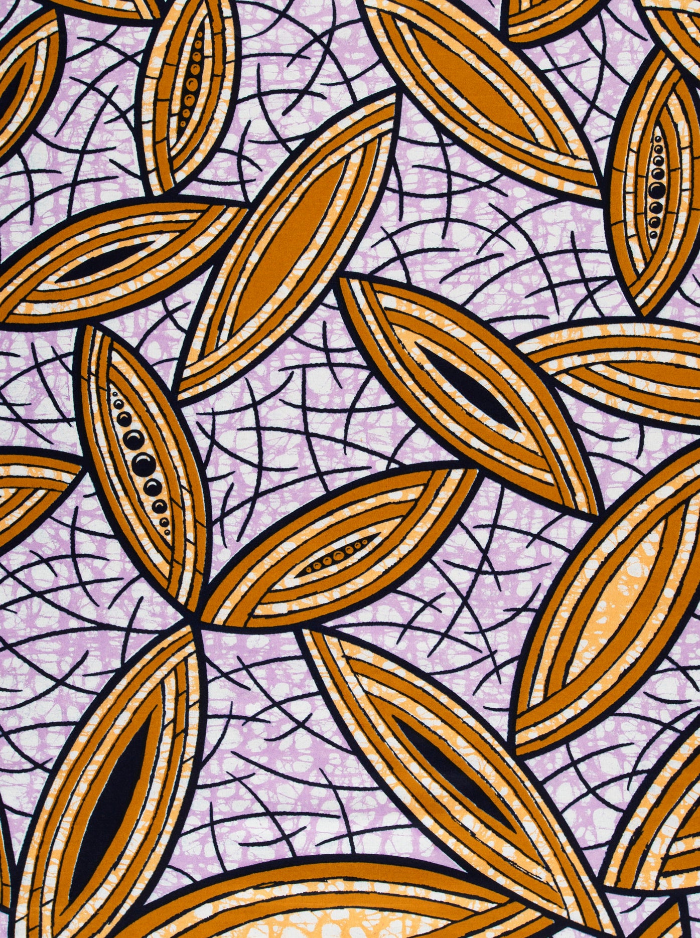 Vibrant orange black stylized seed super-wax vls1884.009