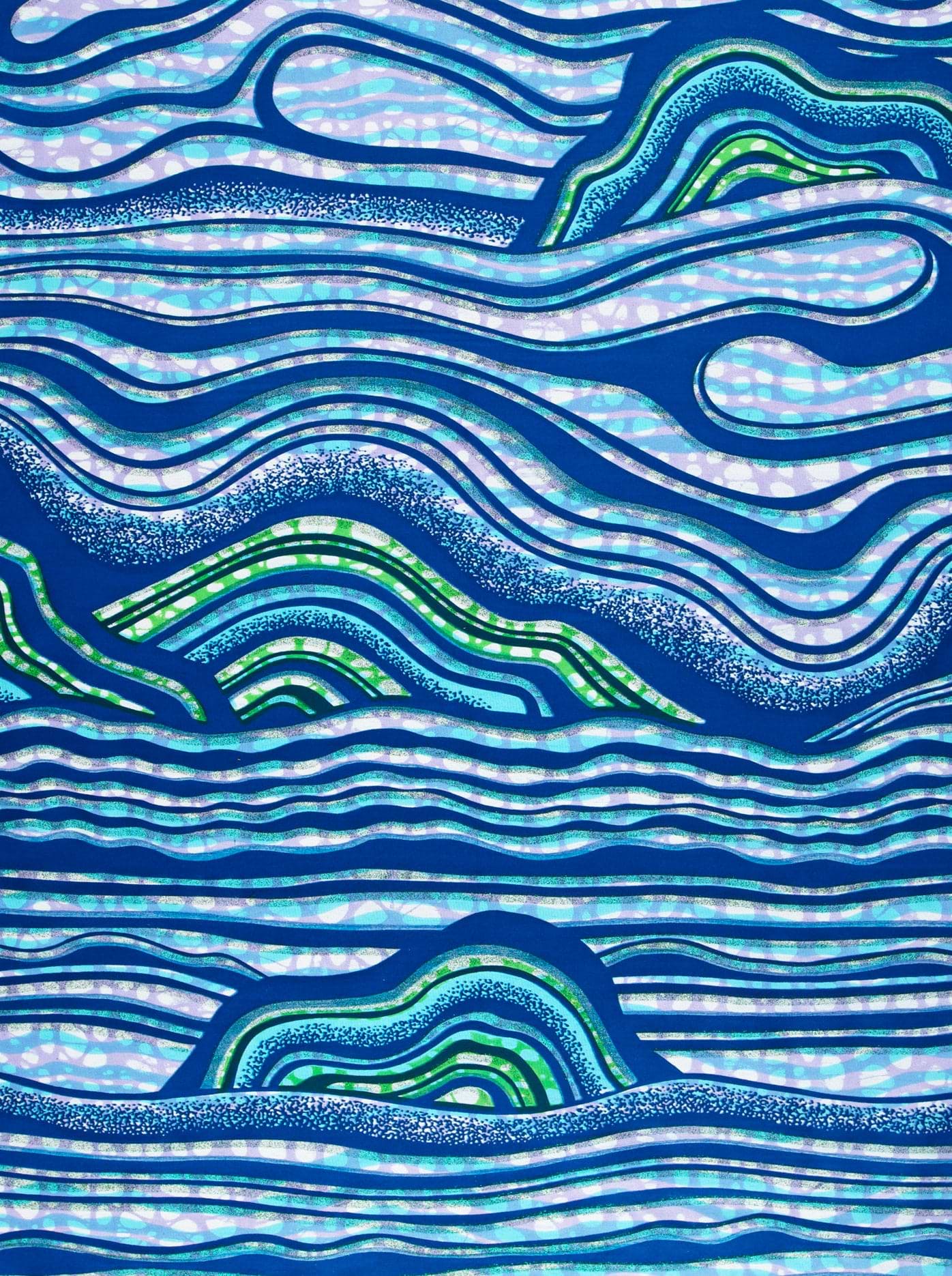 Abstract blue landscape grand super-wax vls2250.007