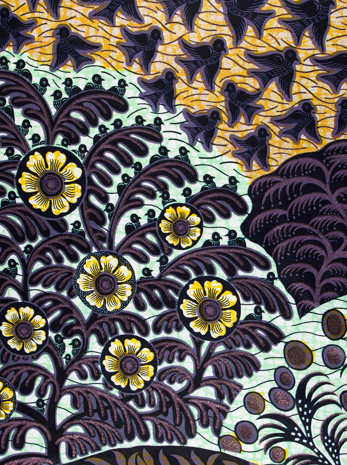 Grand Super-Wax | VLS2358.004 | Orné de Lilas-Cuivre Pailleté