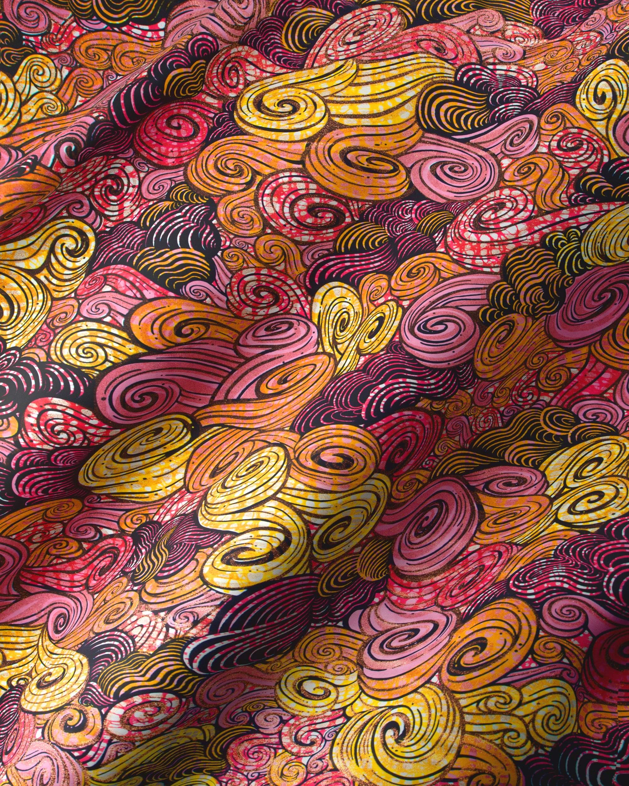 Colorful fabric pattern grand super-wax vls2604.001
