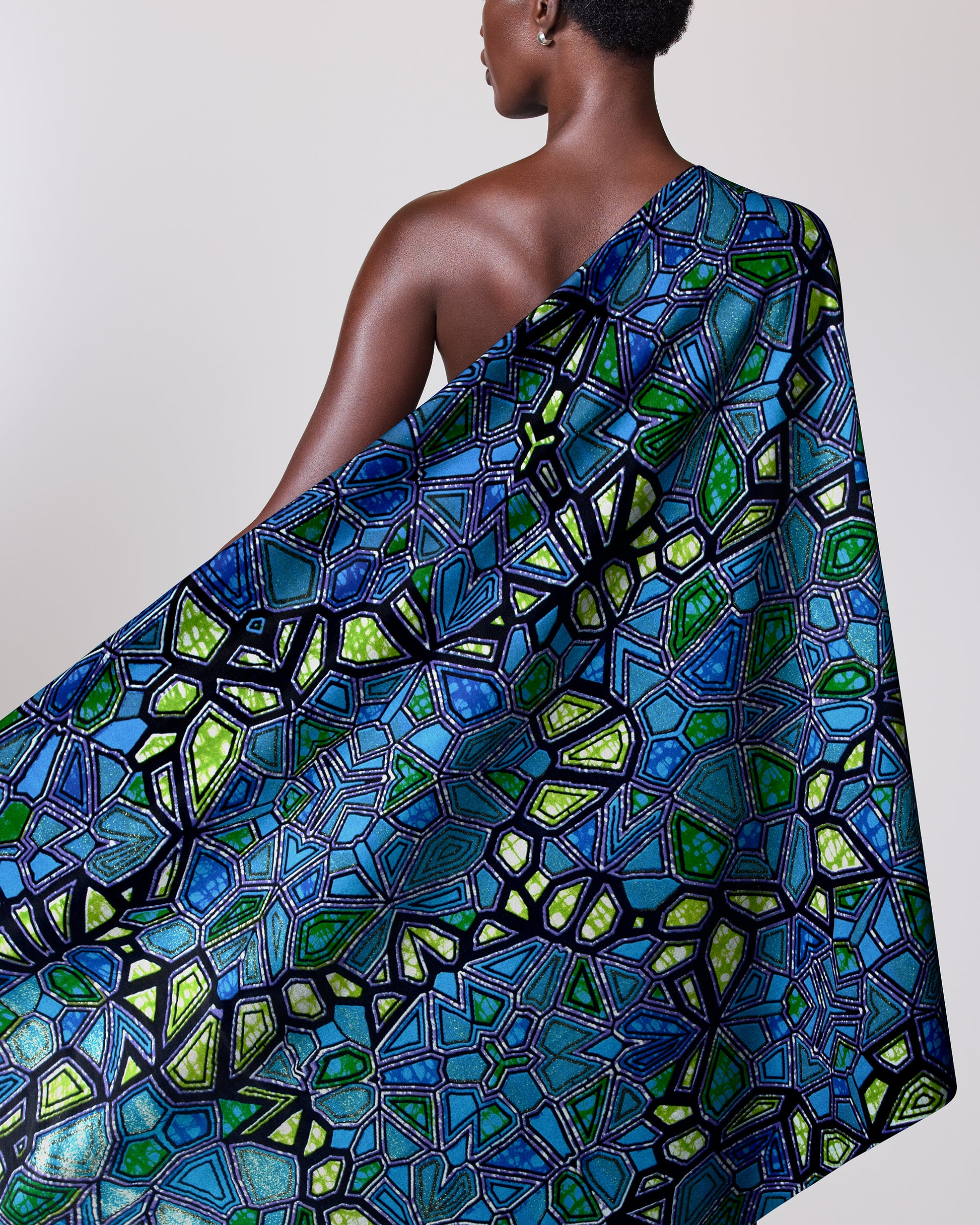 Grand Super-Wax | VLS4194.008 | Pale Green Shine Embellished
