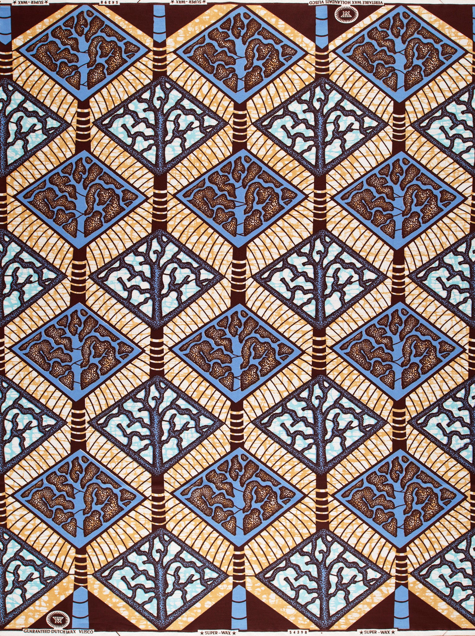 Vibrant african print fabric bold super-wax vls4398.014