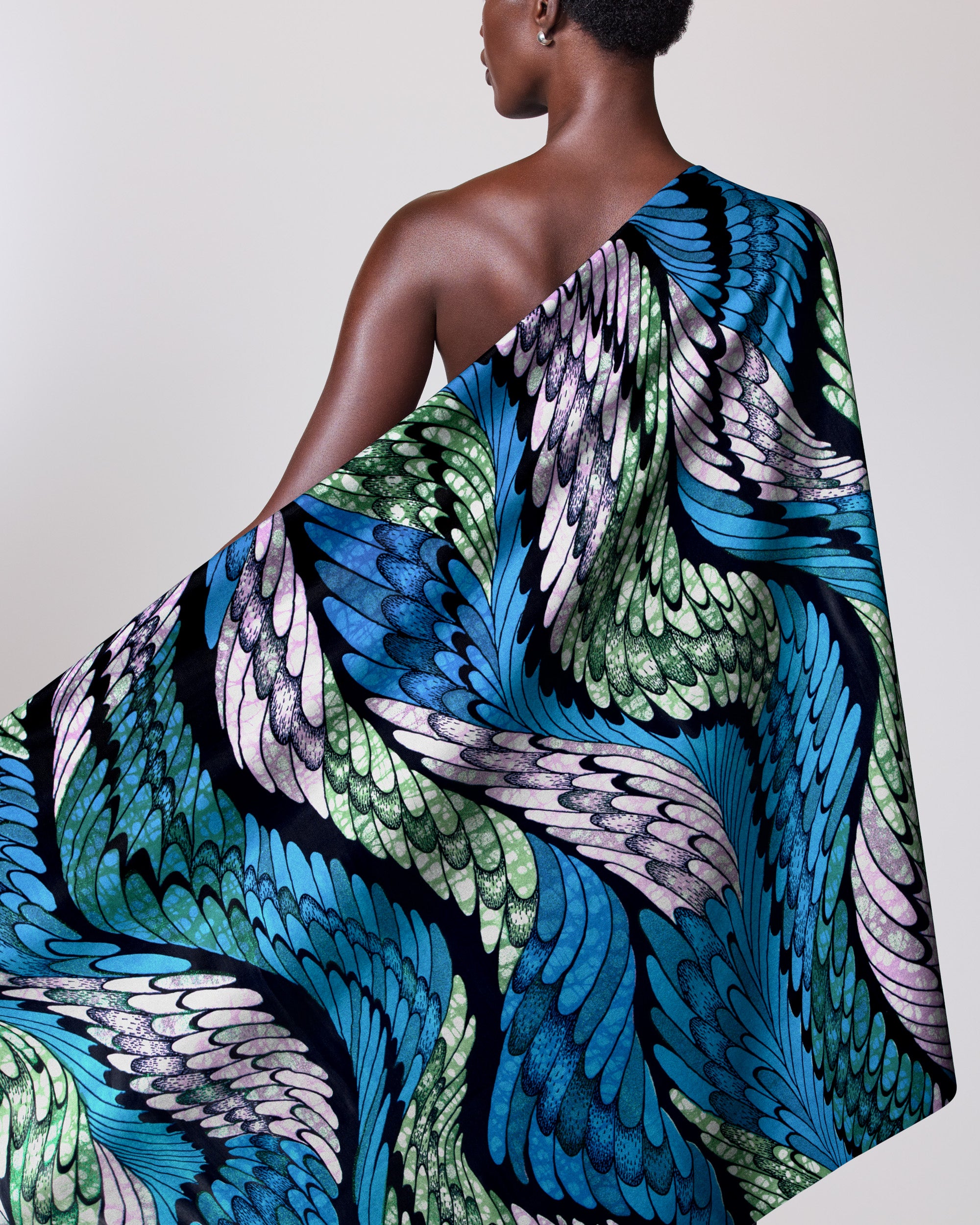 Grand Super-Wax | VLS4417.007 | Green Shine Embellished – Vlisco