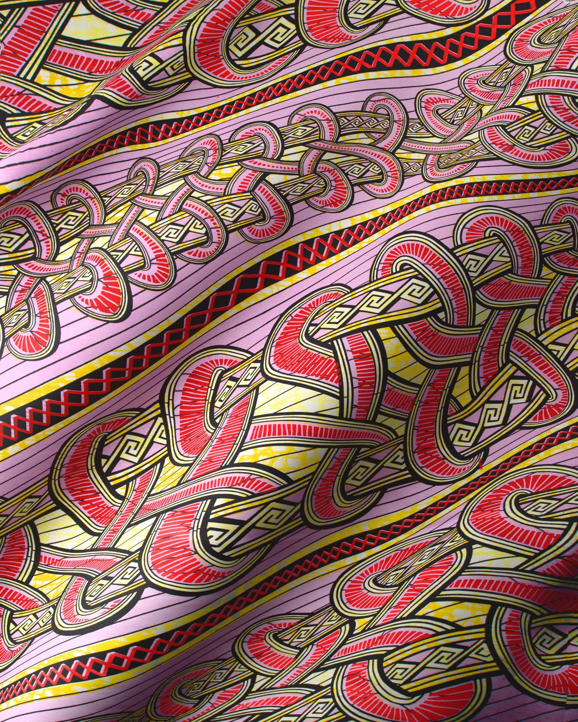 Vibrant pink fabric bold red super-wax vls4959.016