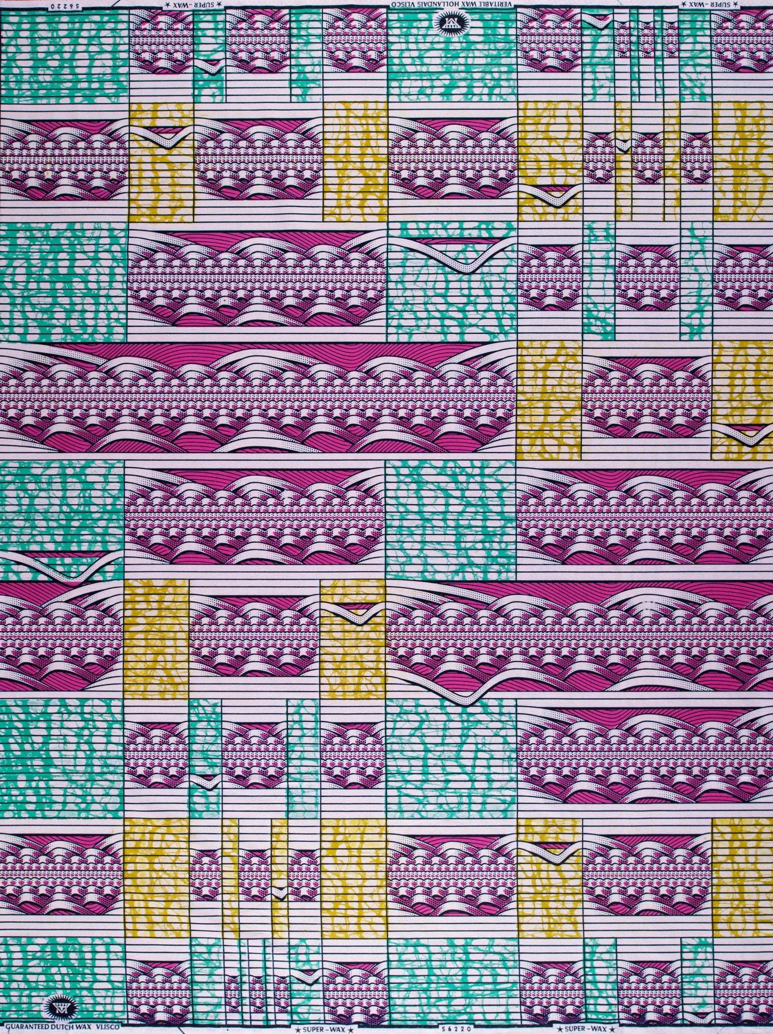 Vibrant african print fabric bold super-wax vls6220.003