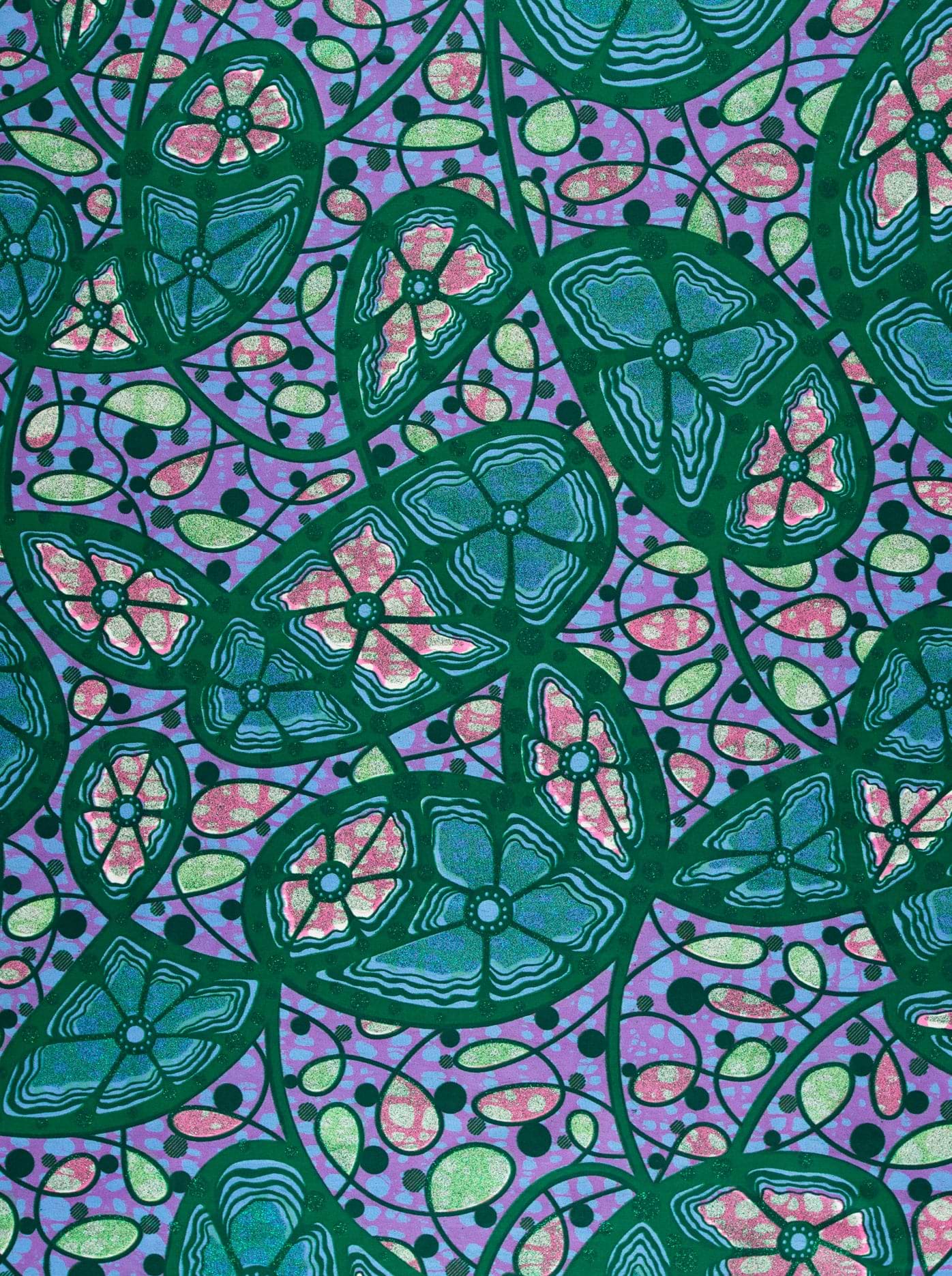 Grand Super-Wax | VLS6635.002 | Orné de Vert Pailleté