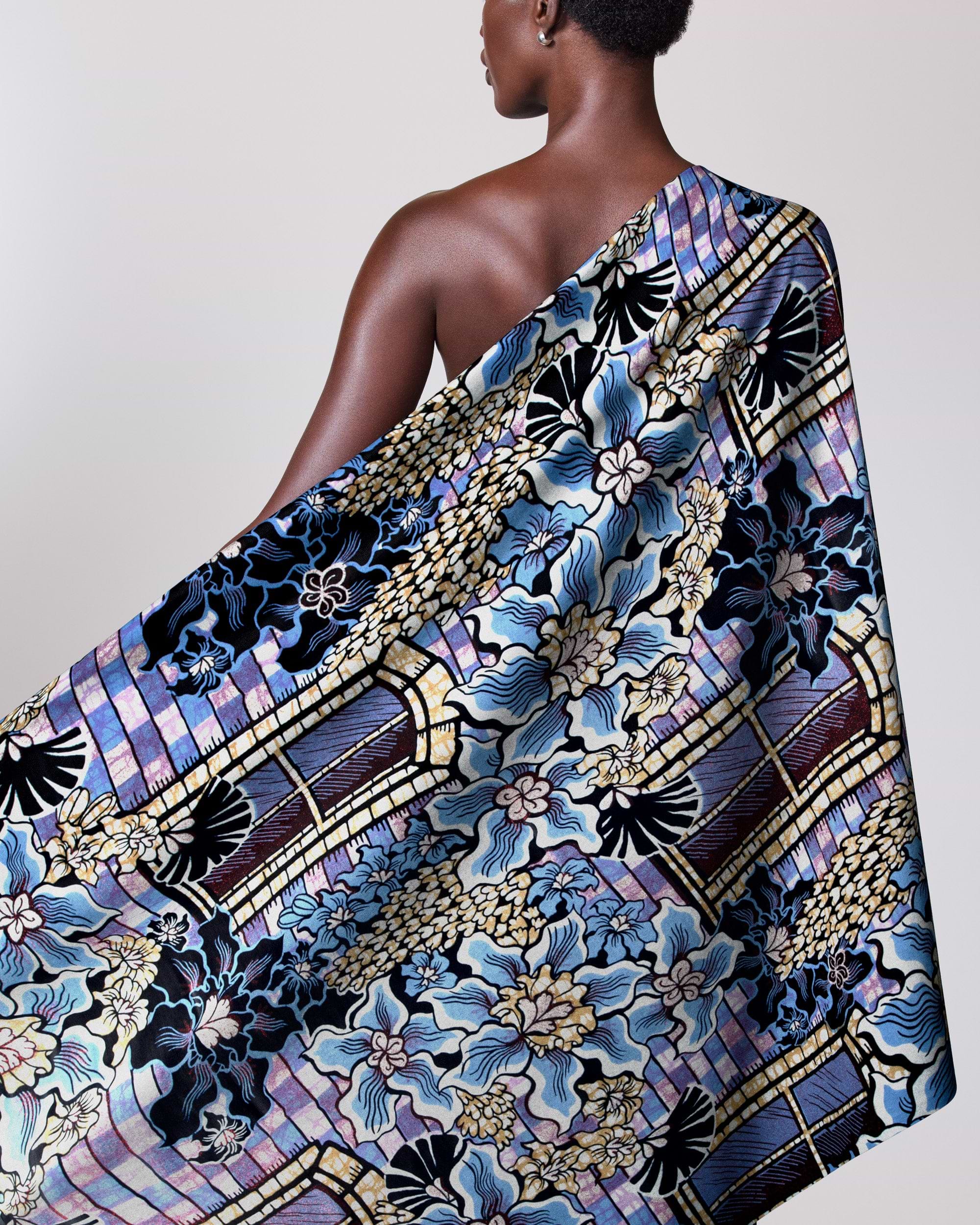 Grand Super-Wax | VLS7072.002 | Red Glitter Embellished – Vlisco