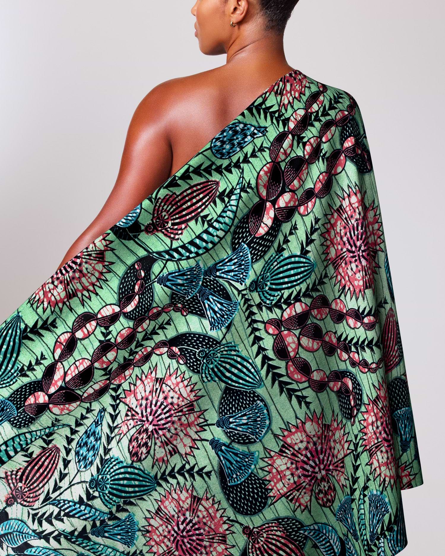 Grand Super-Wax | VLS7323.004 | Orné de Vert Pailleté Clair