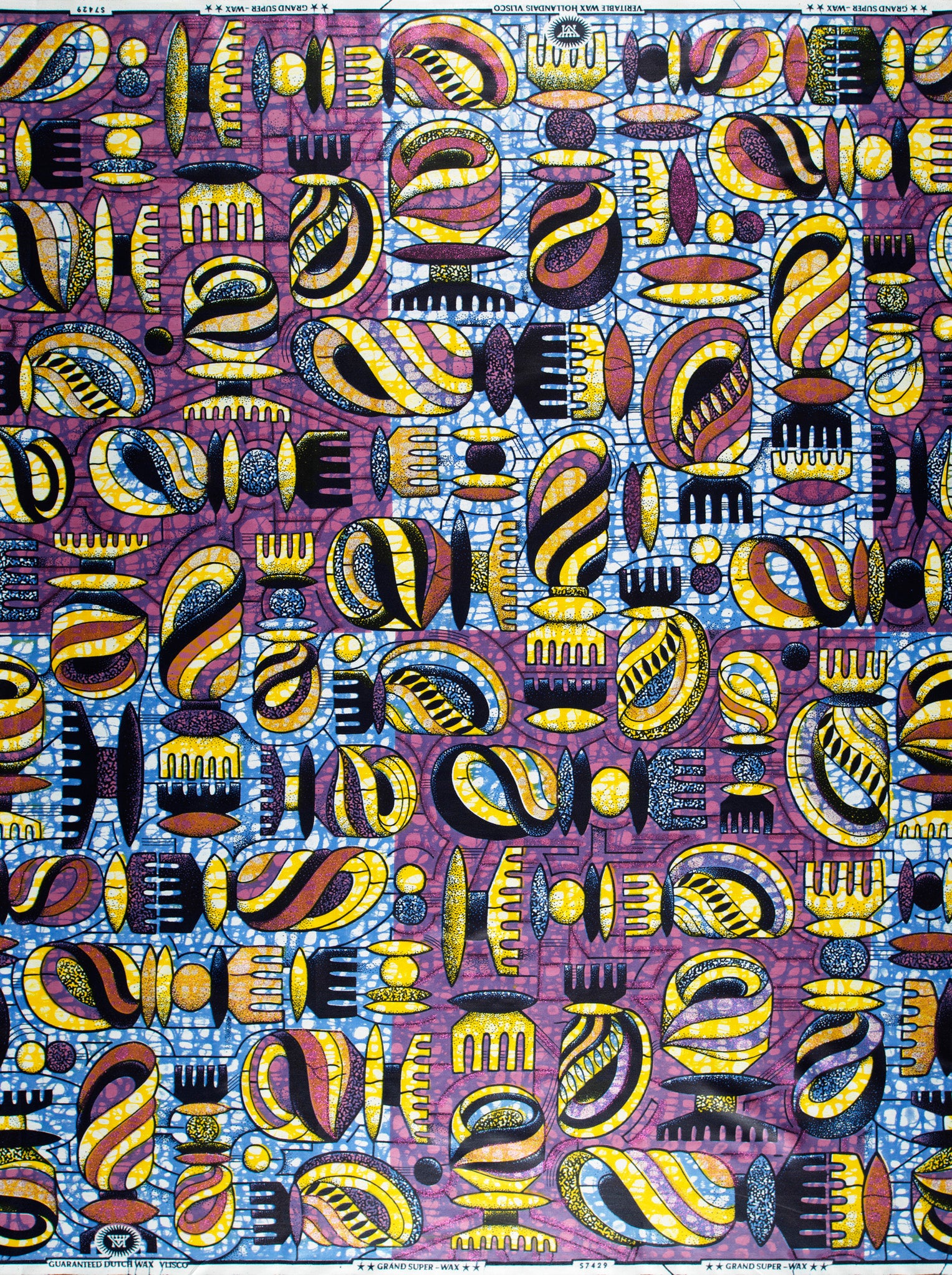 Vibrant african print fabric bold grand super-wax vls7429.001