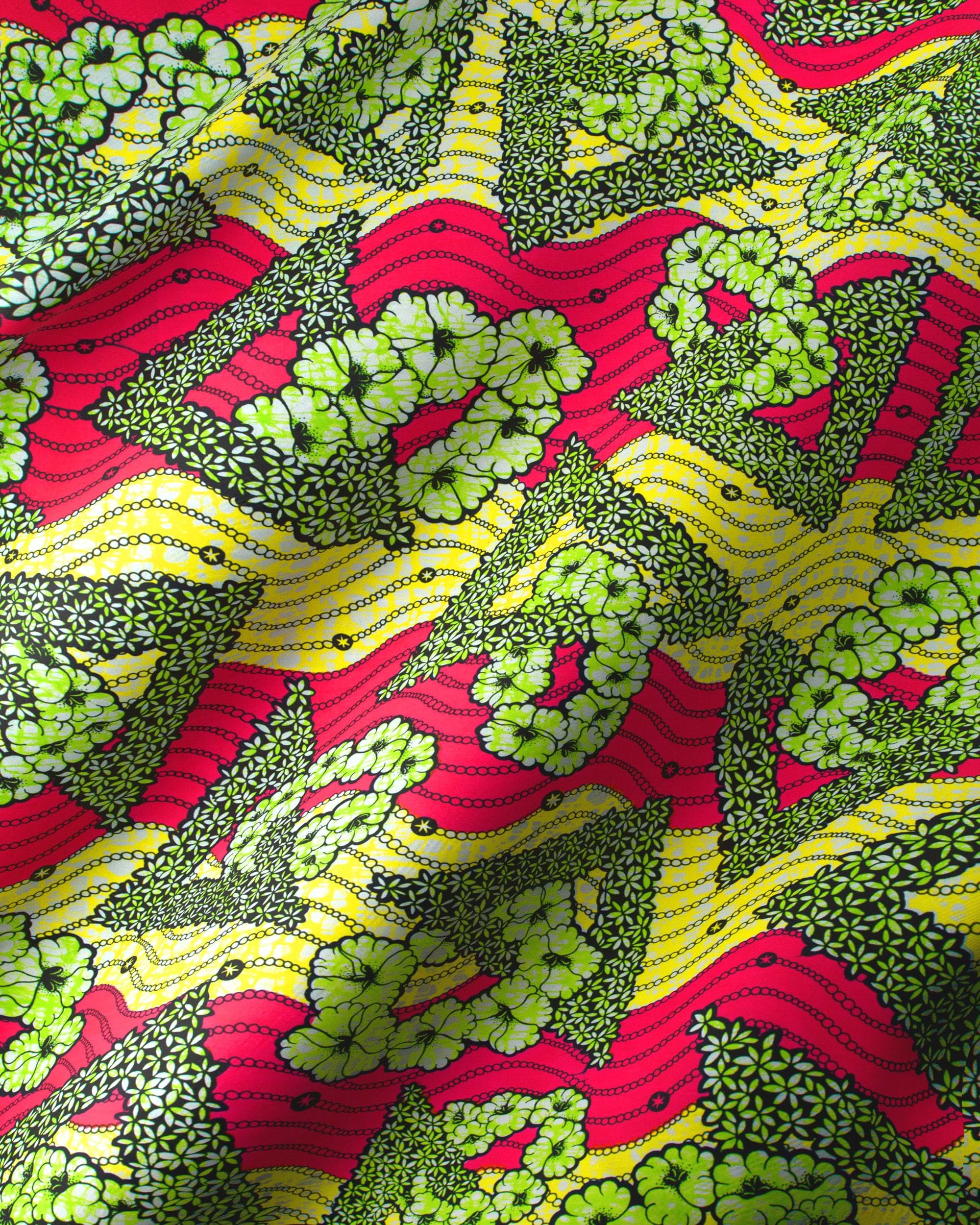 Vibrant african print fabric bold super-wax vls7465.009