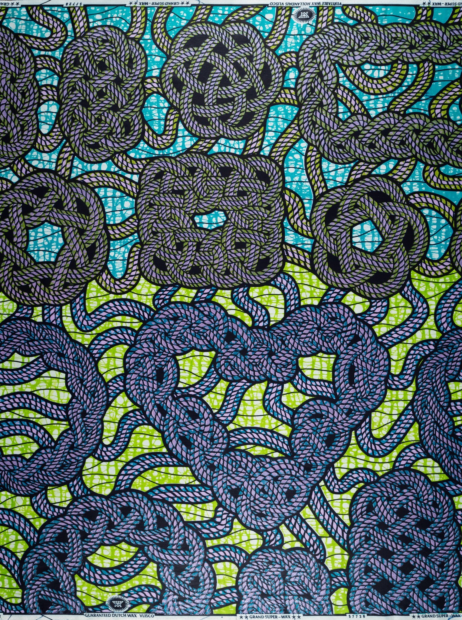 Grand Super-Wax | VLS7728.004 | Orné de Bleu-Lilas Pailleté