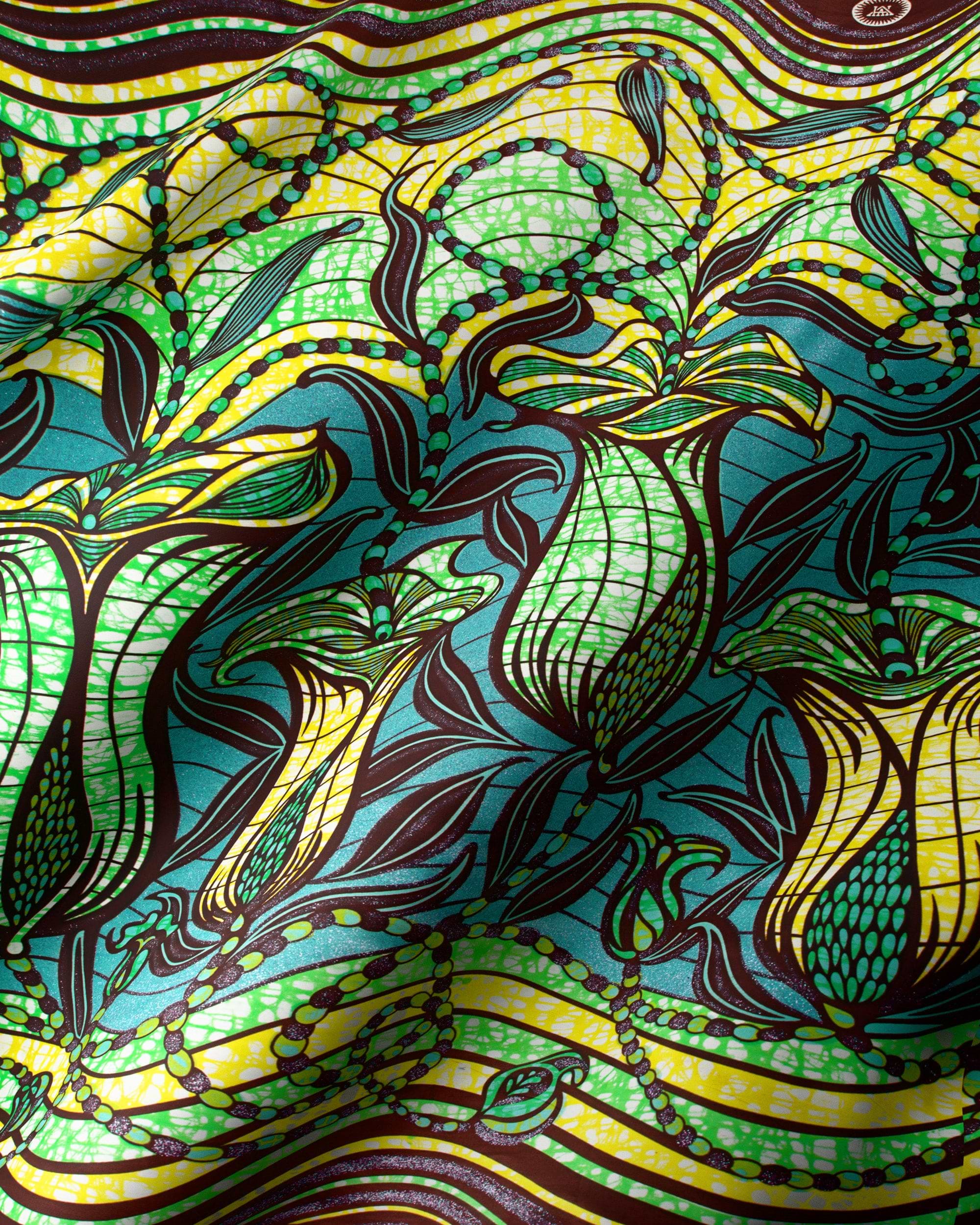Vibrant african print fabric bold grand super-wax vls9099.005