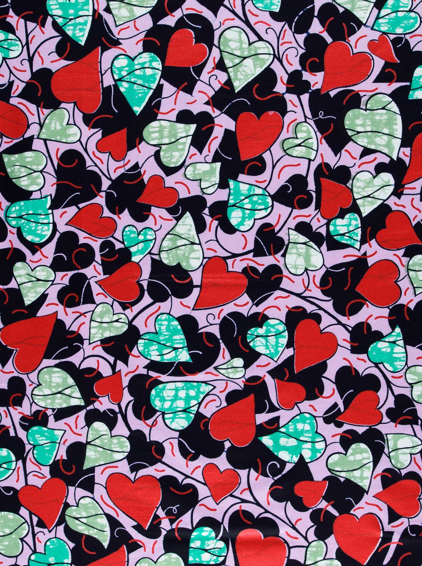 Vibrant fabric dense pattern red super-wax vls9187.017