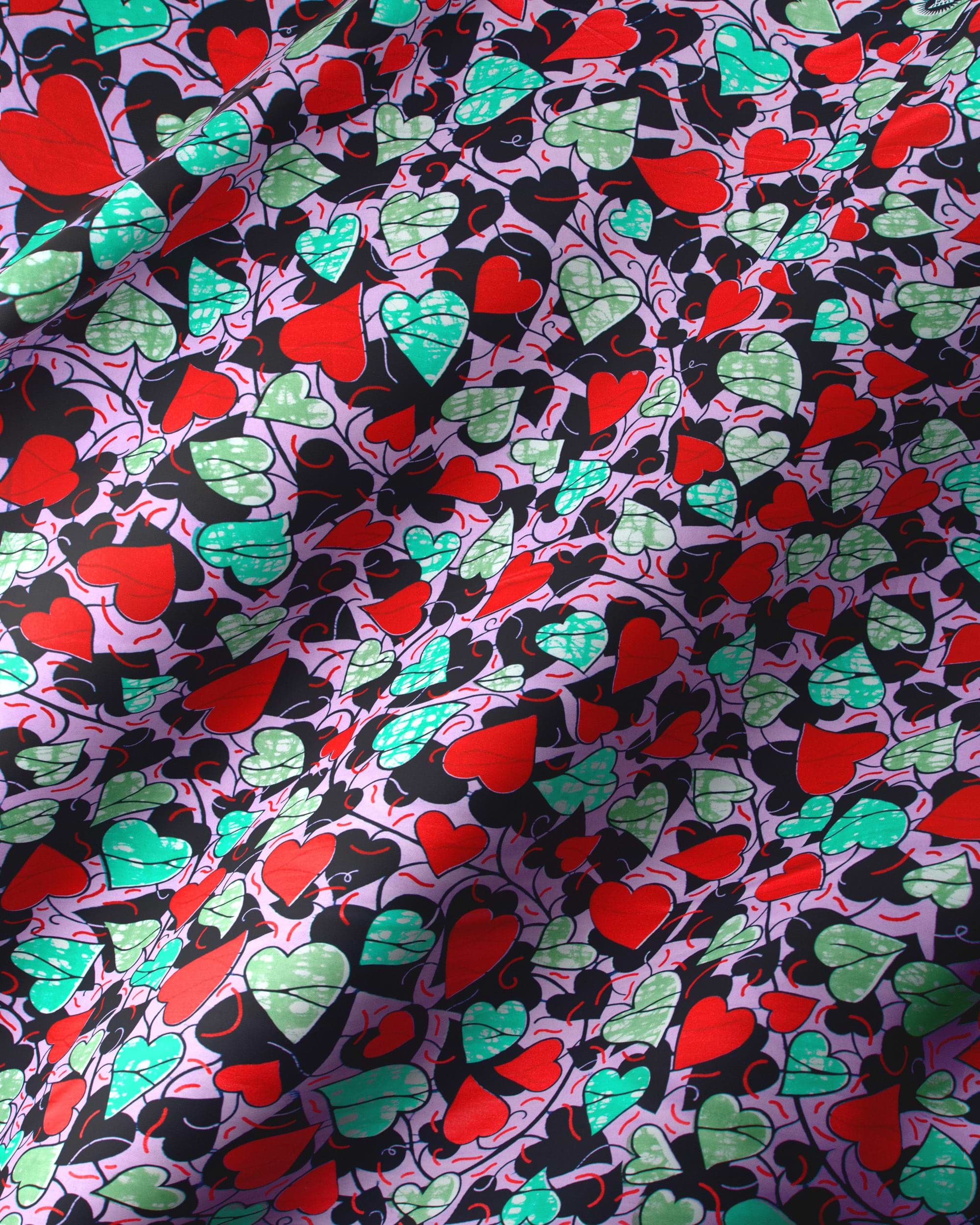 Vibrant fabric dense pattern red super-wax vls9187.017