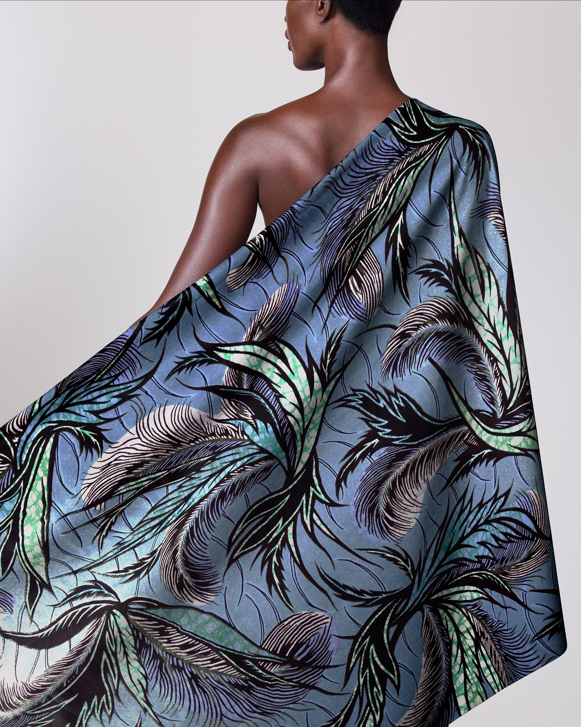 Grand Super-Wax | VLS9473.012 | Pastel Green Glitter Embellished