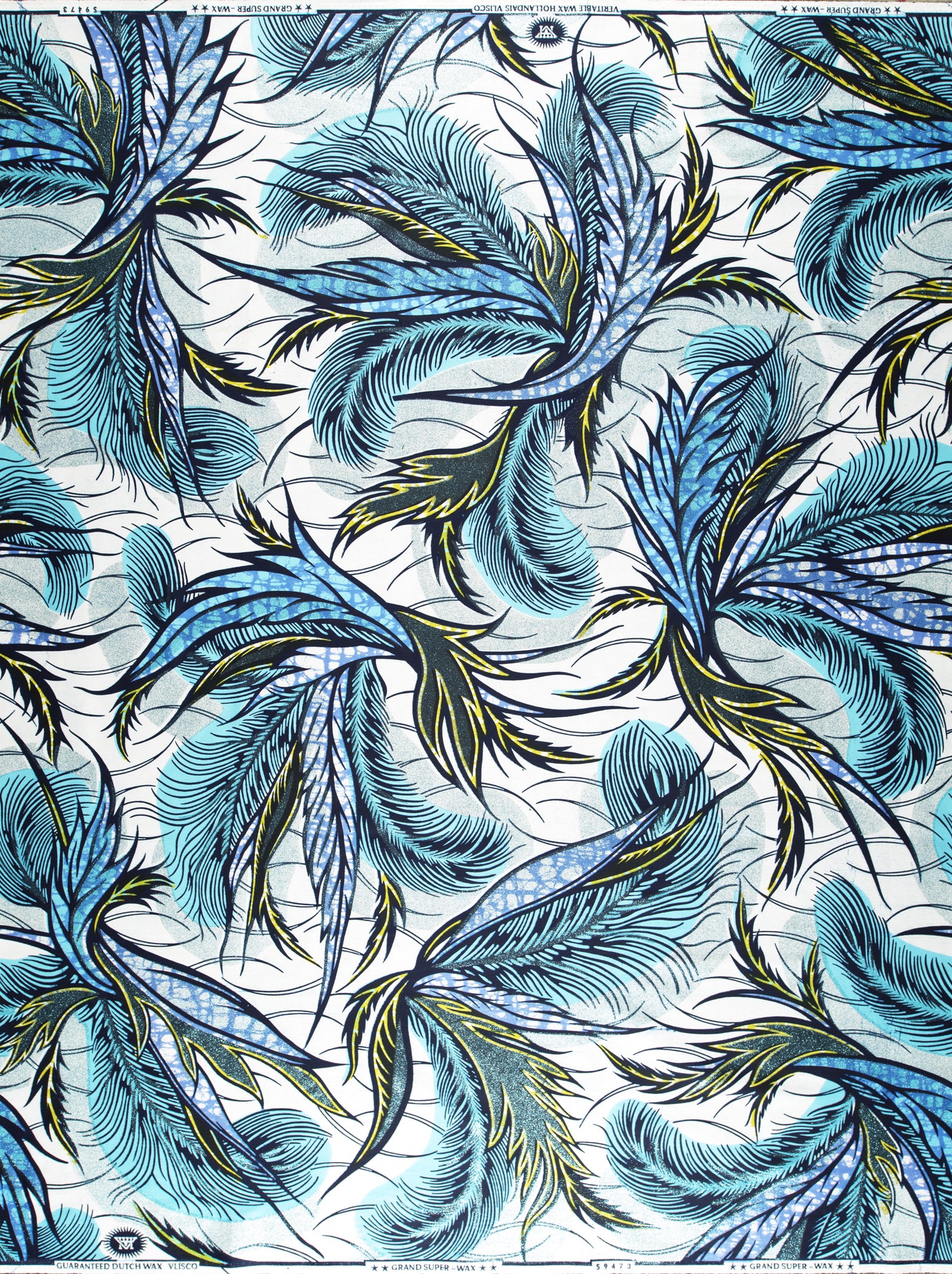 Grand Super-Wax | VLS9473.013 | Pastel Blue Glitter Embellished