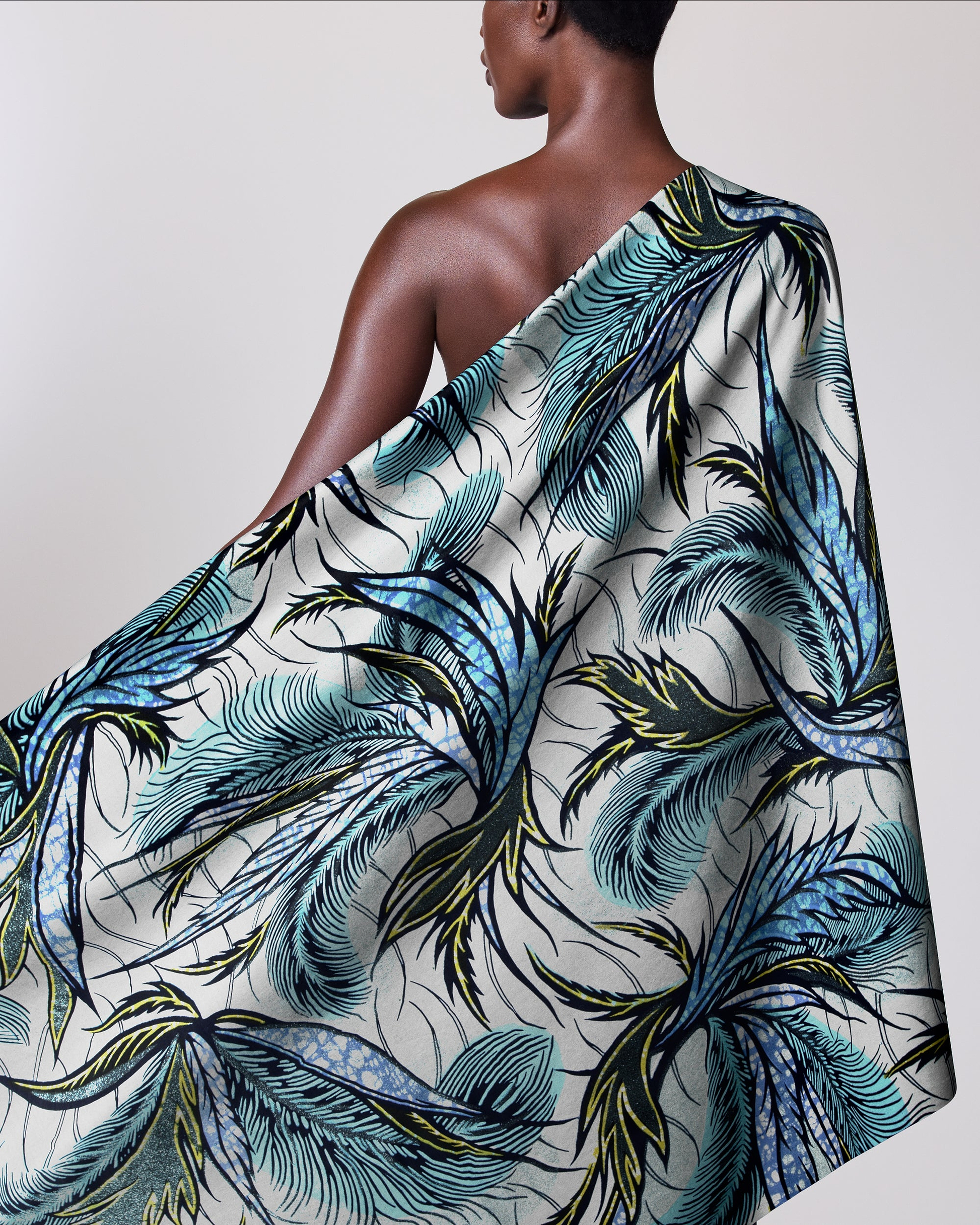 Grand Super-Wax | VLS9473.013 | Pastel Blue Glitter Embellished