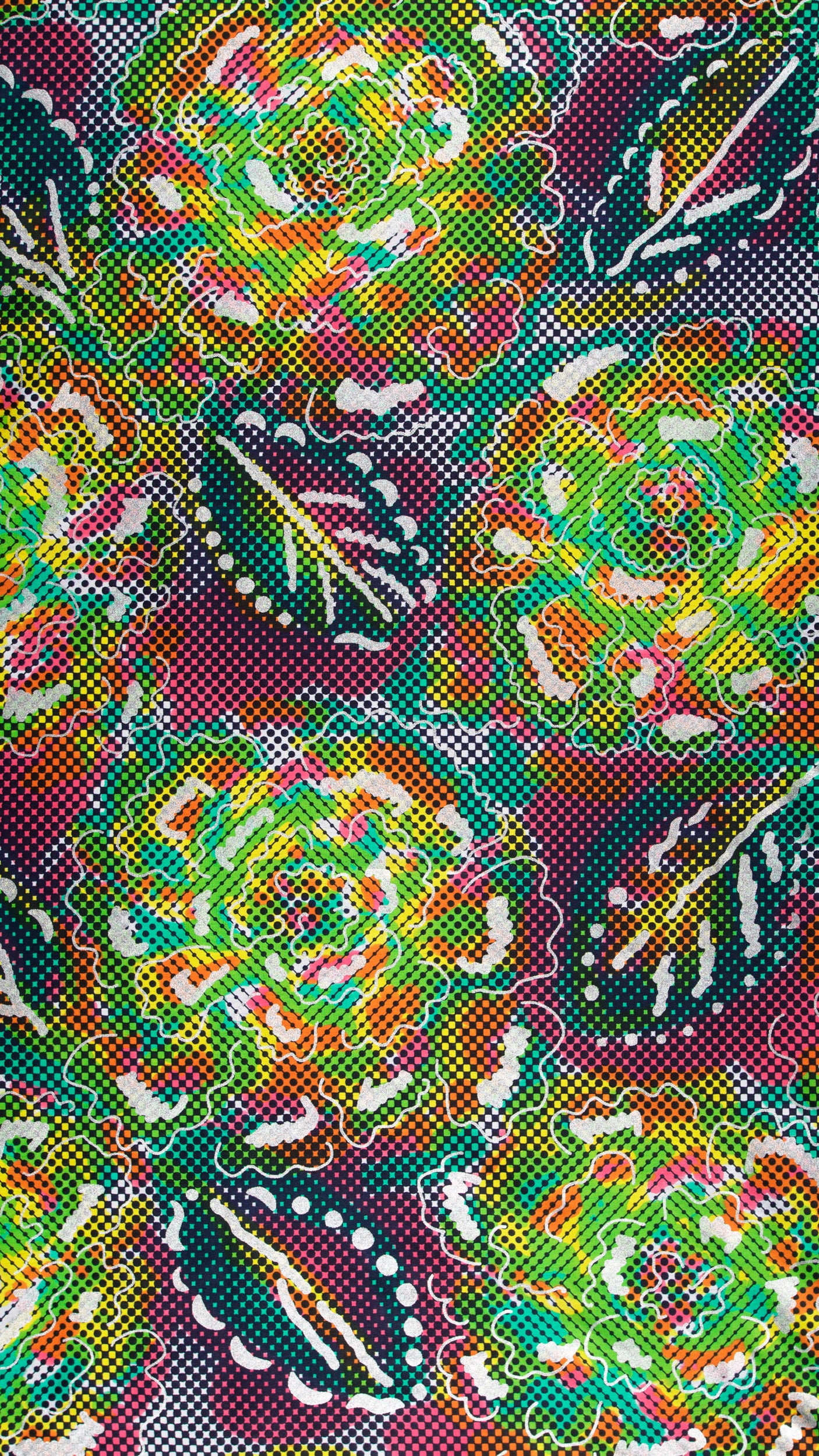 Vibrant multicolored floral fabric bold satin royal vlw1787.005