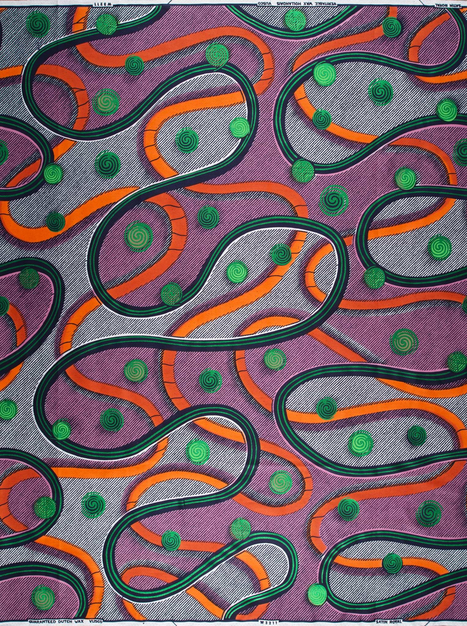 Vibrant purple fabric bold orange satin royal vlw3211.008
