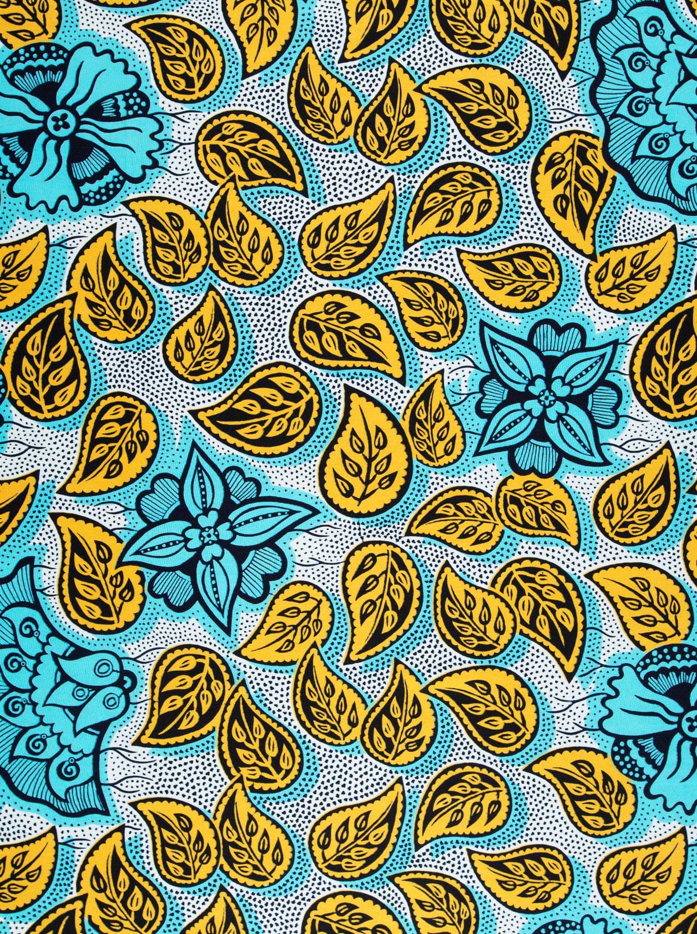 Vibrant african print fabric bold wax hollandais vlw4450.016