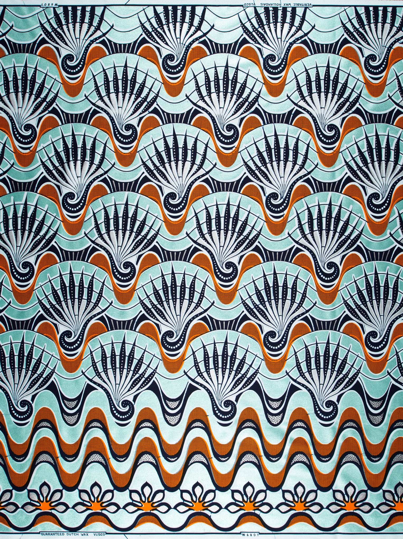 Art deco fan pattern wax glitterglam vlw6801.020