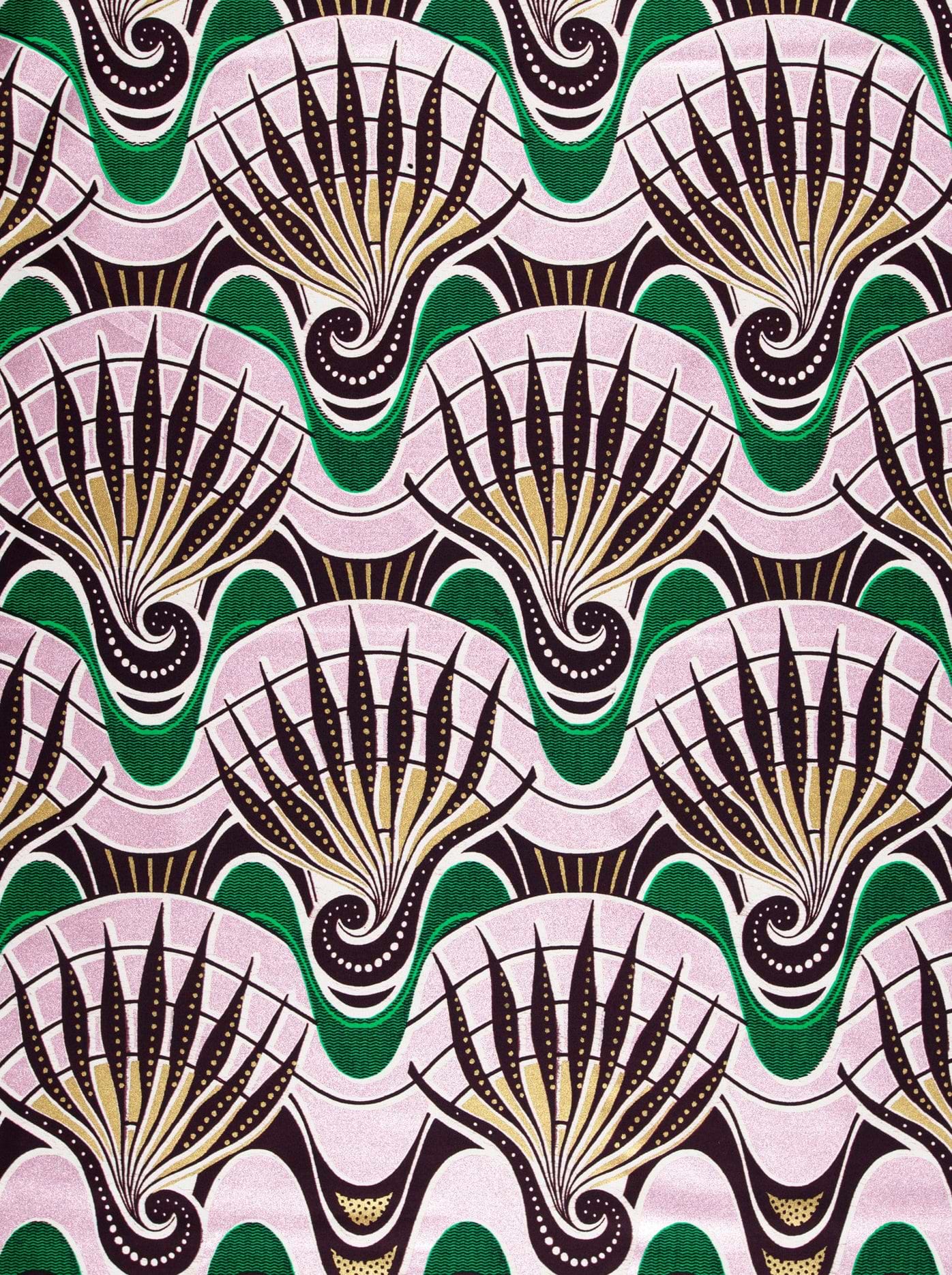 Fan-like pattern wax glitterglam vlw6801.022