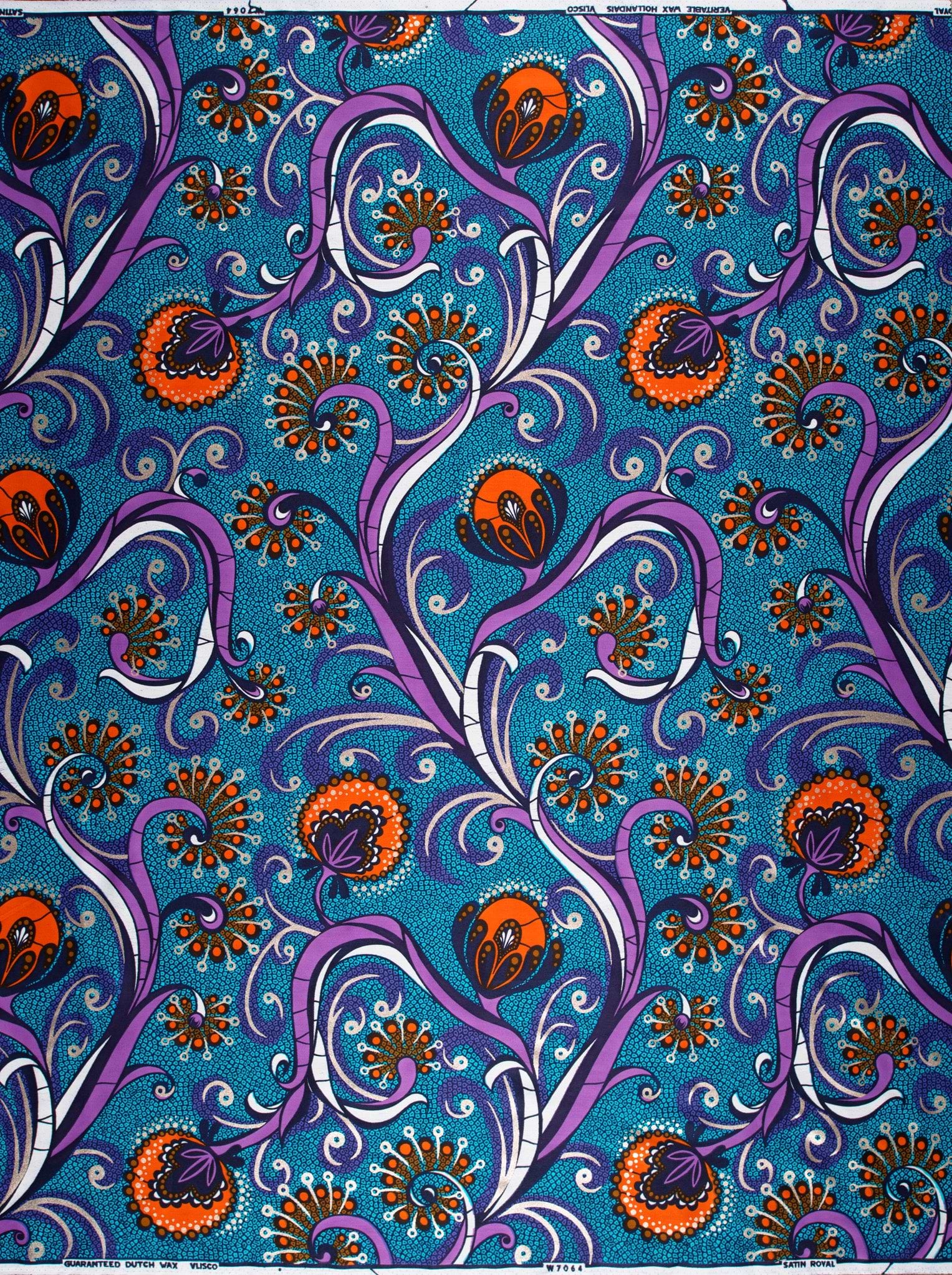 Vibrant blue fabric bold purple satin royal vlw7064.007