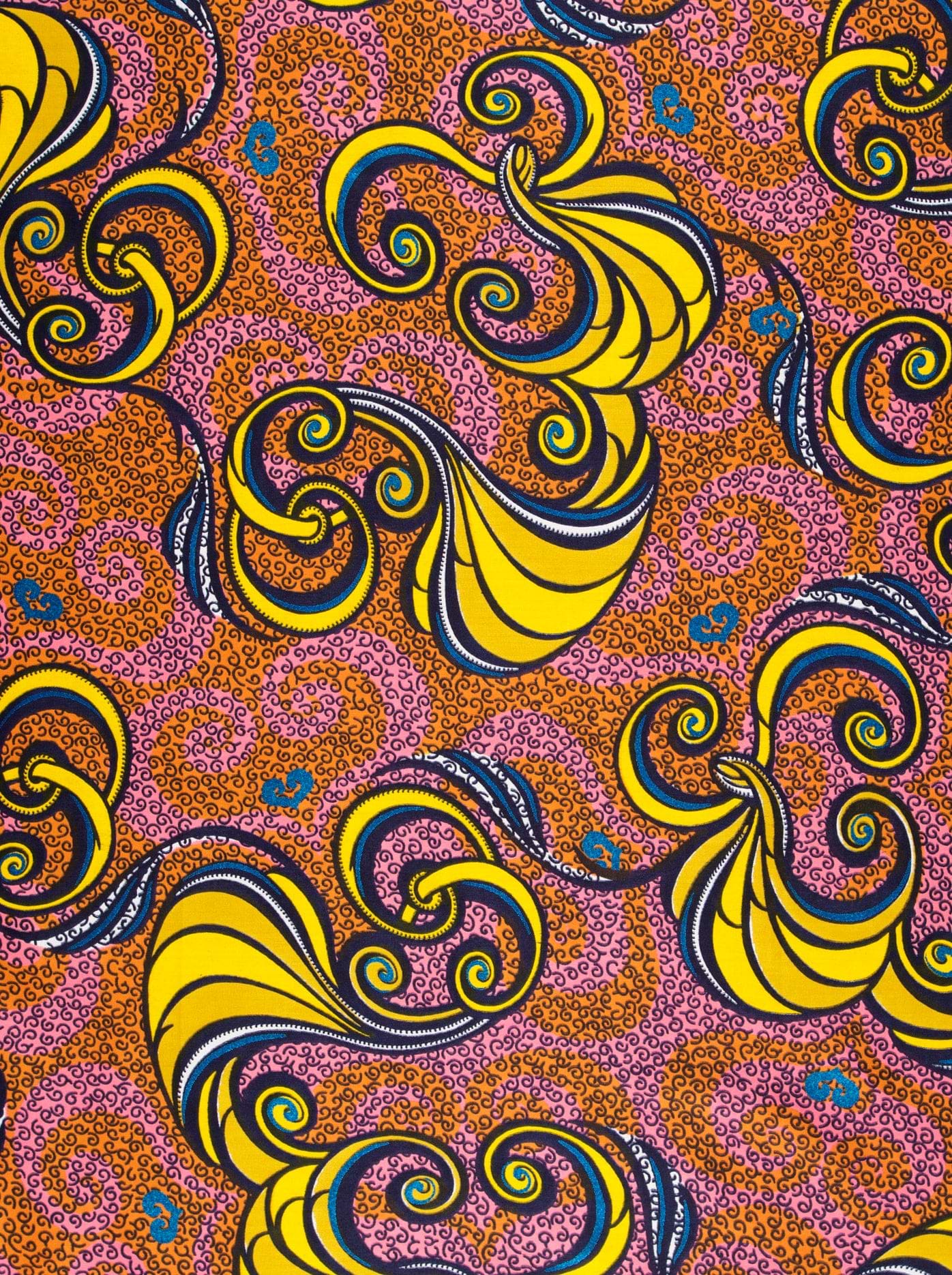 Vibrant orange pink fabric bold satin royal vlw7252.006