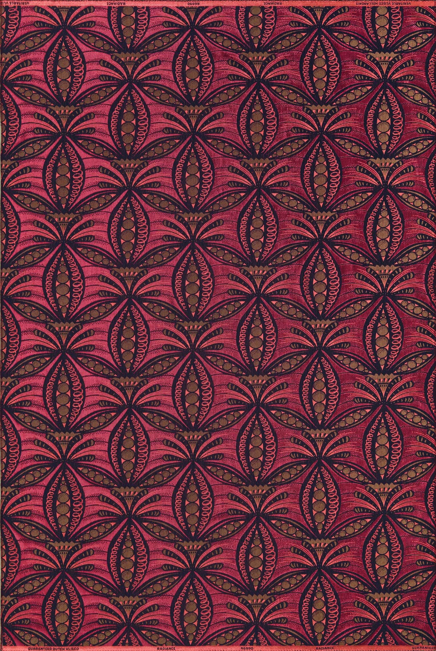 Rich burgundy fabric geometric pattern radiance vlr6990.003