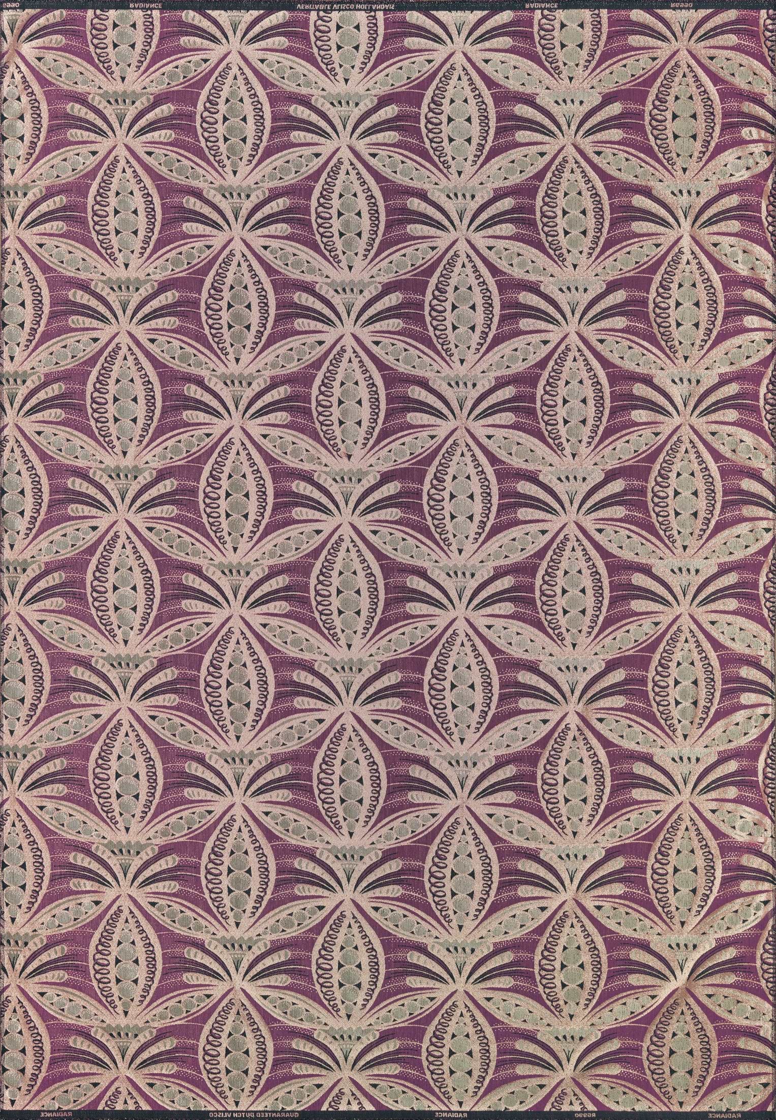 Purple cream patterned fabric intricate radiance vlr6990.004