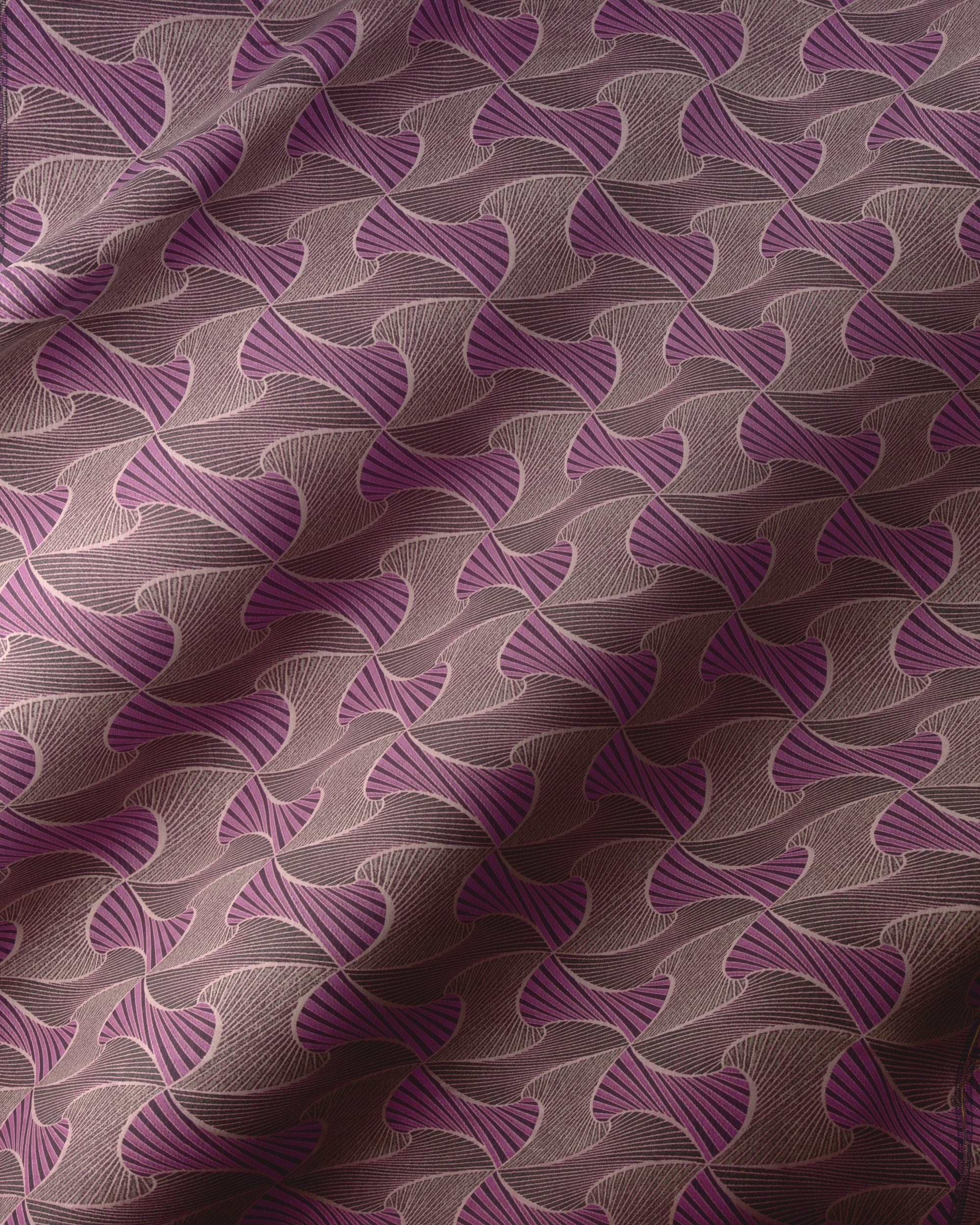 Purple taupe fabric geometric pattern radiance vlr9969.001