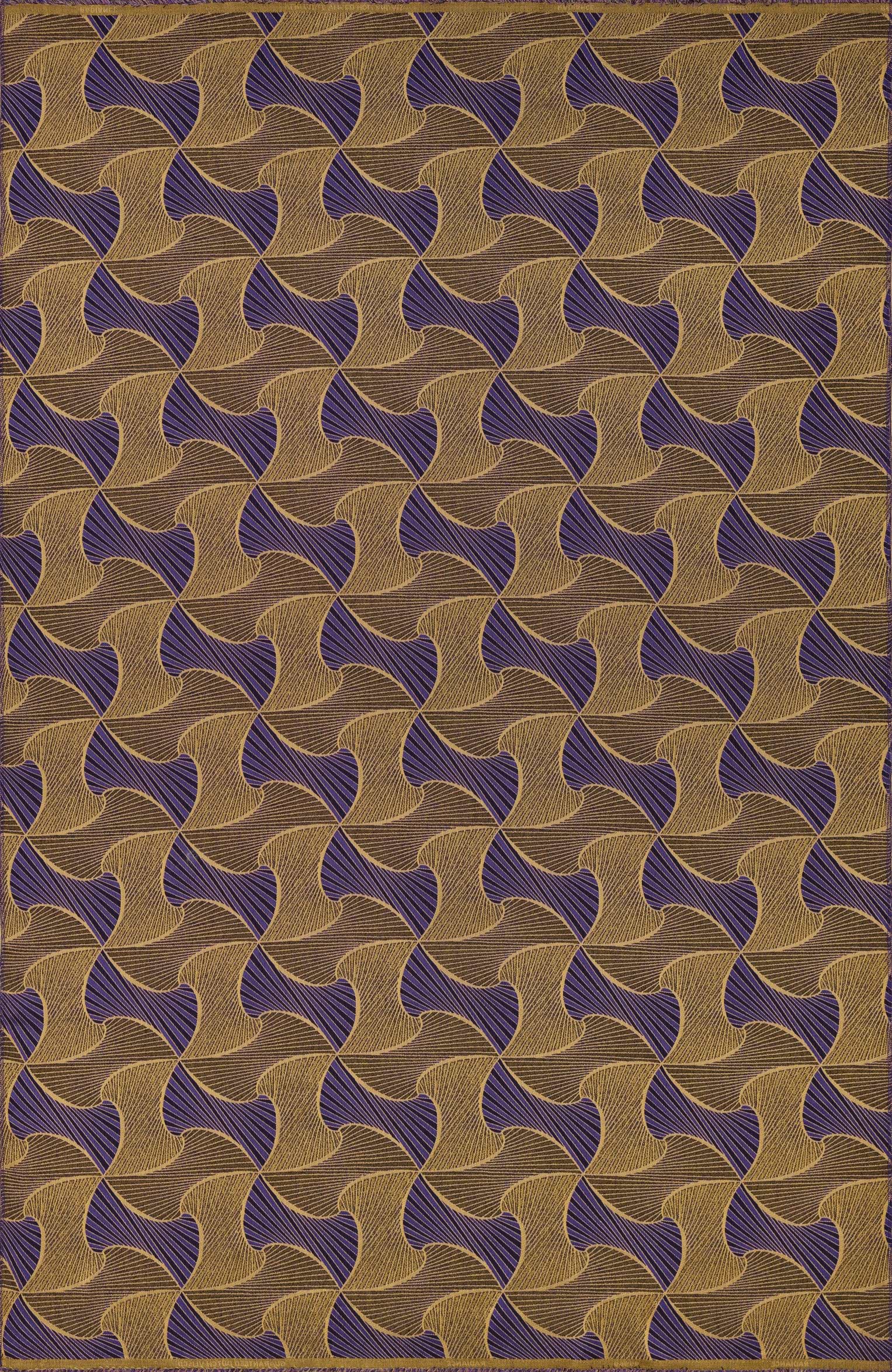 Geometric pattern wave-like shapes deep radiance vlr9969.002