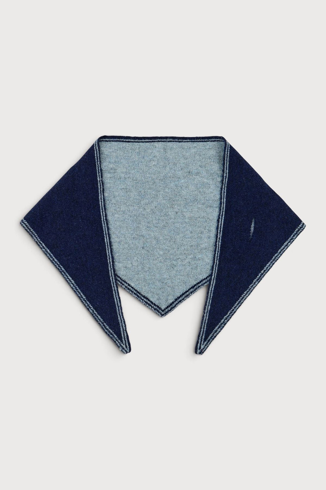 Triangle Pull-Through Scarf - Navy