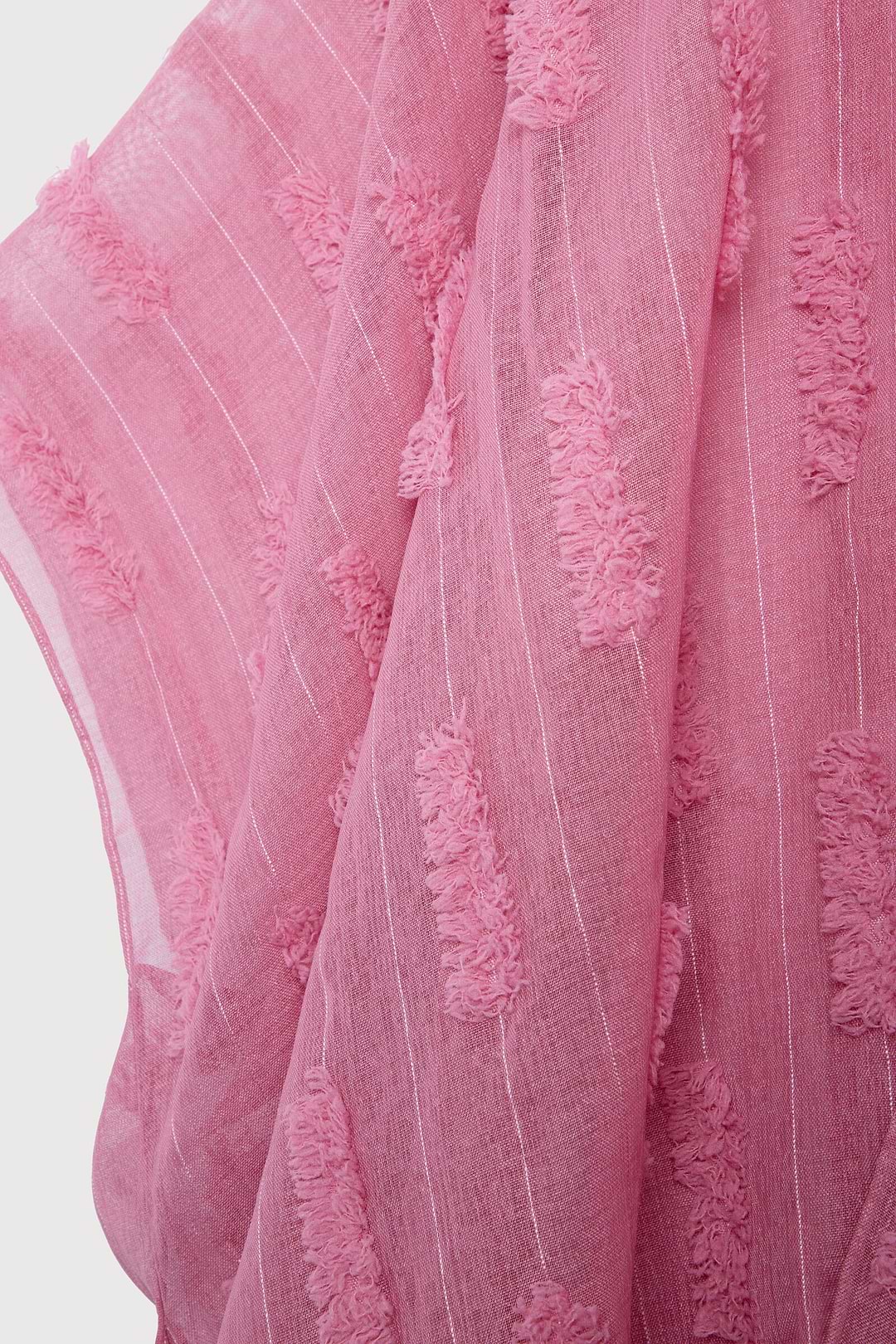 Textured Ruana - Pink