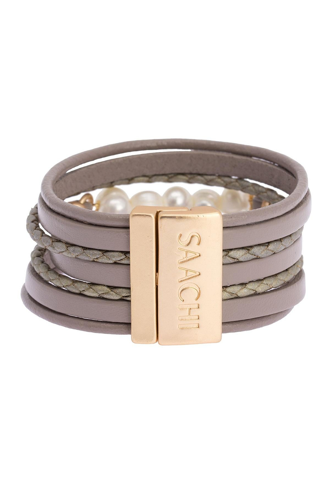 Essential Leather Bracelet - Taupe
