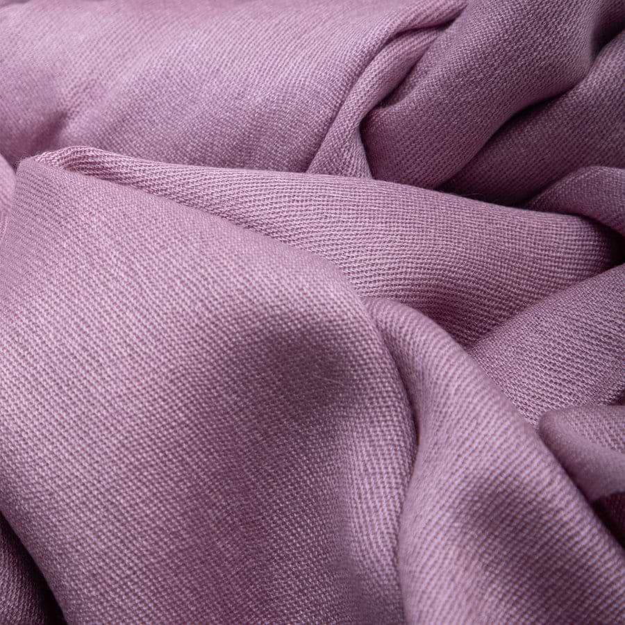 Eyelash Fringed Cashmere Scarf - Lilac