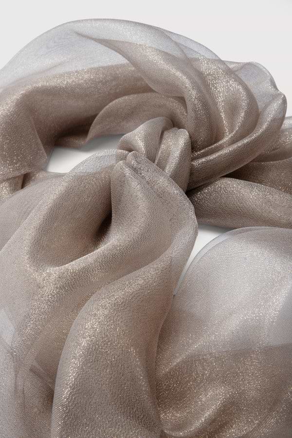 Silk Glimmer Scarf - Gold