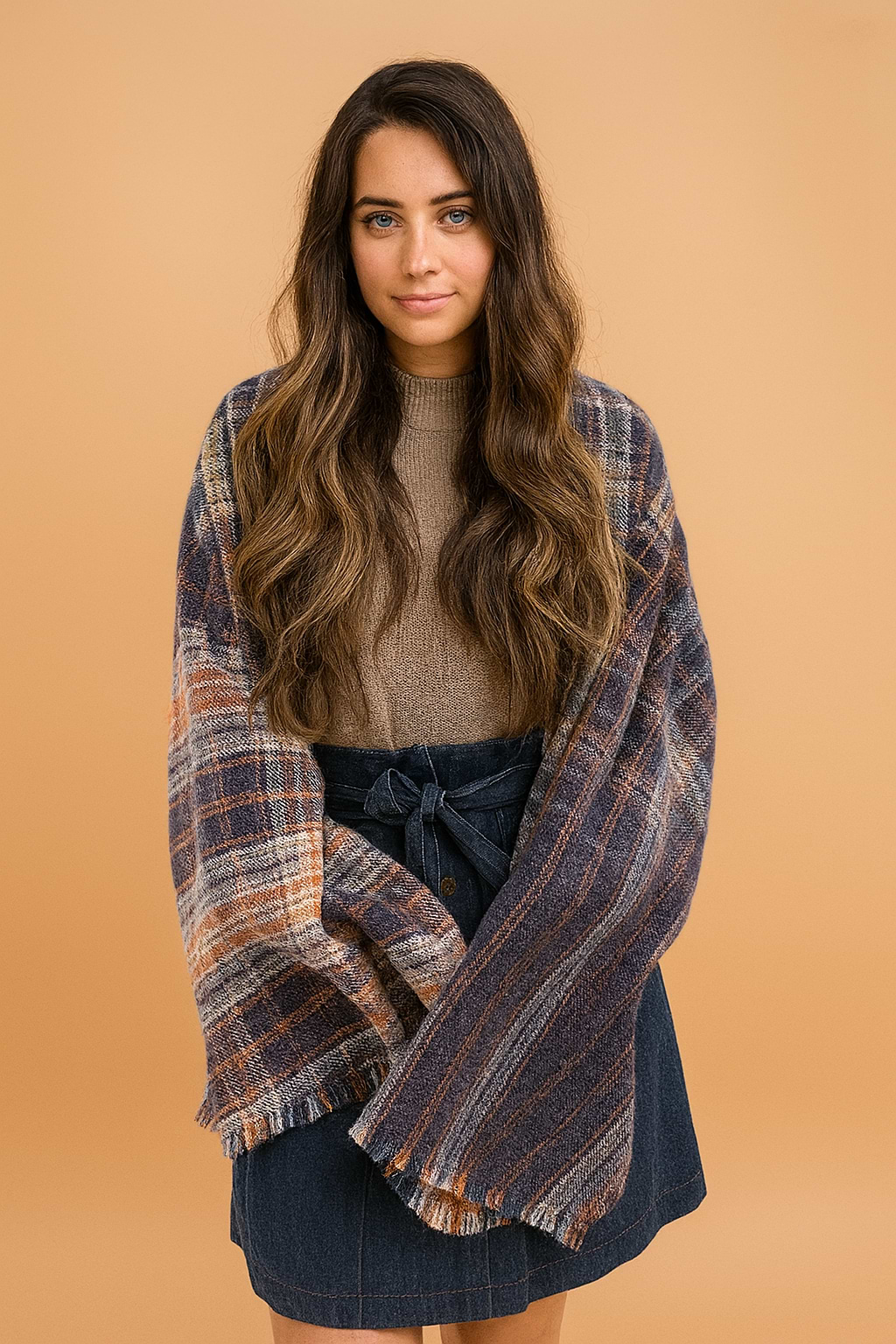 Plaid Scarf For Winter
