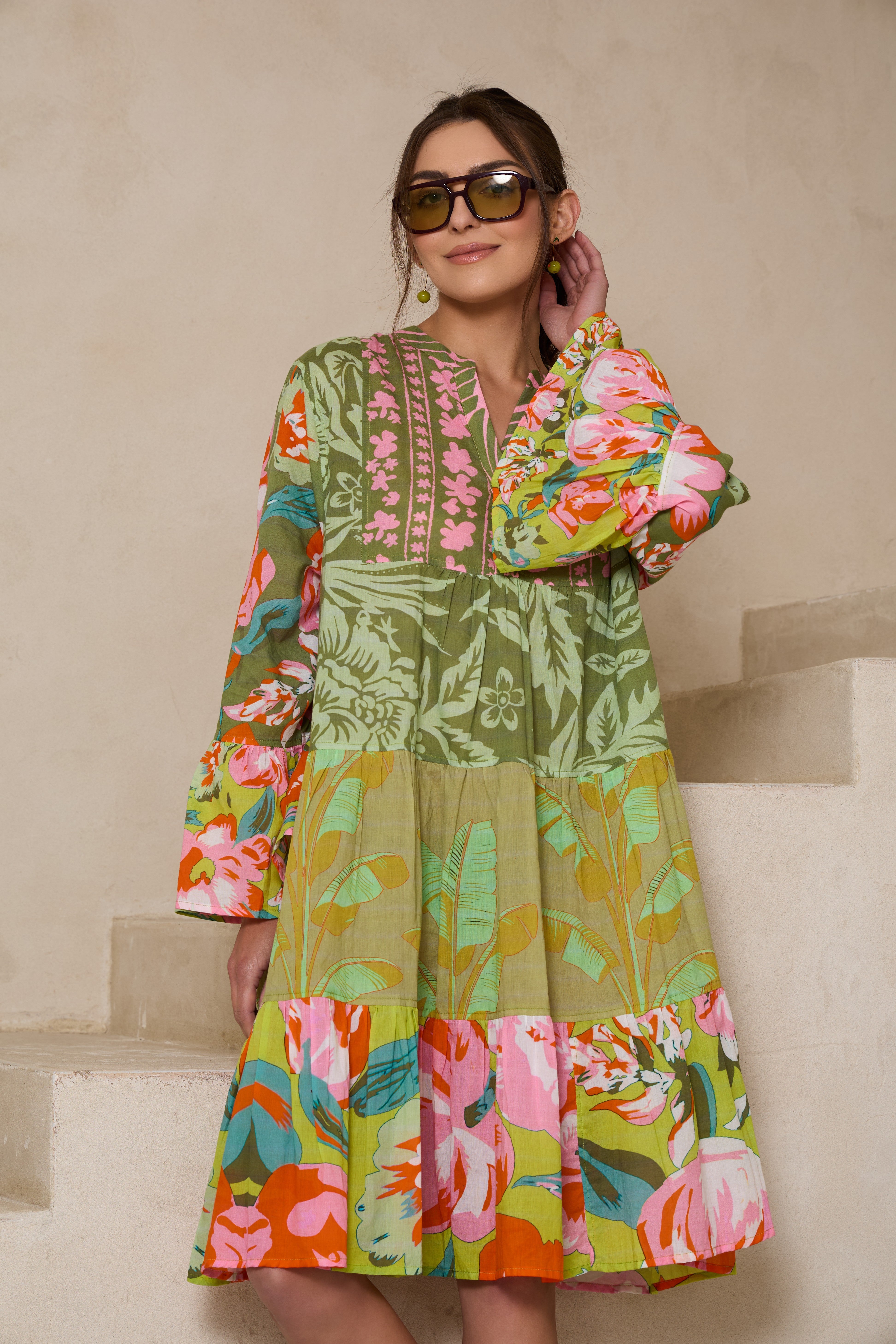 Sunset Tunic Cover Up Dress – SAACHI