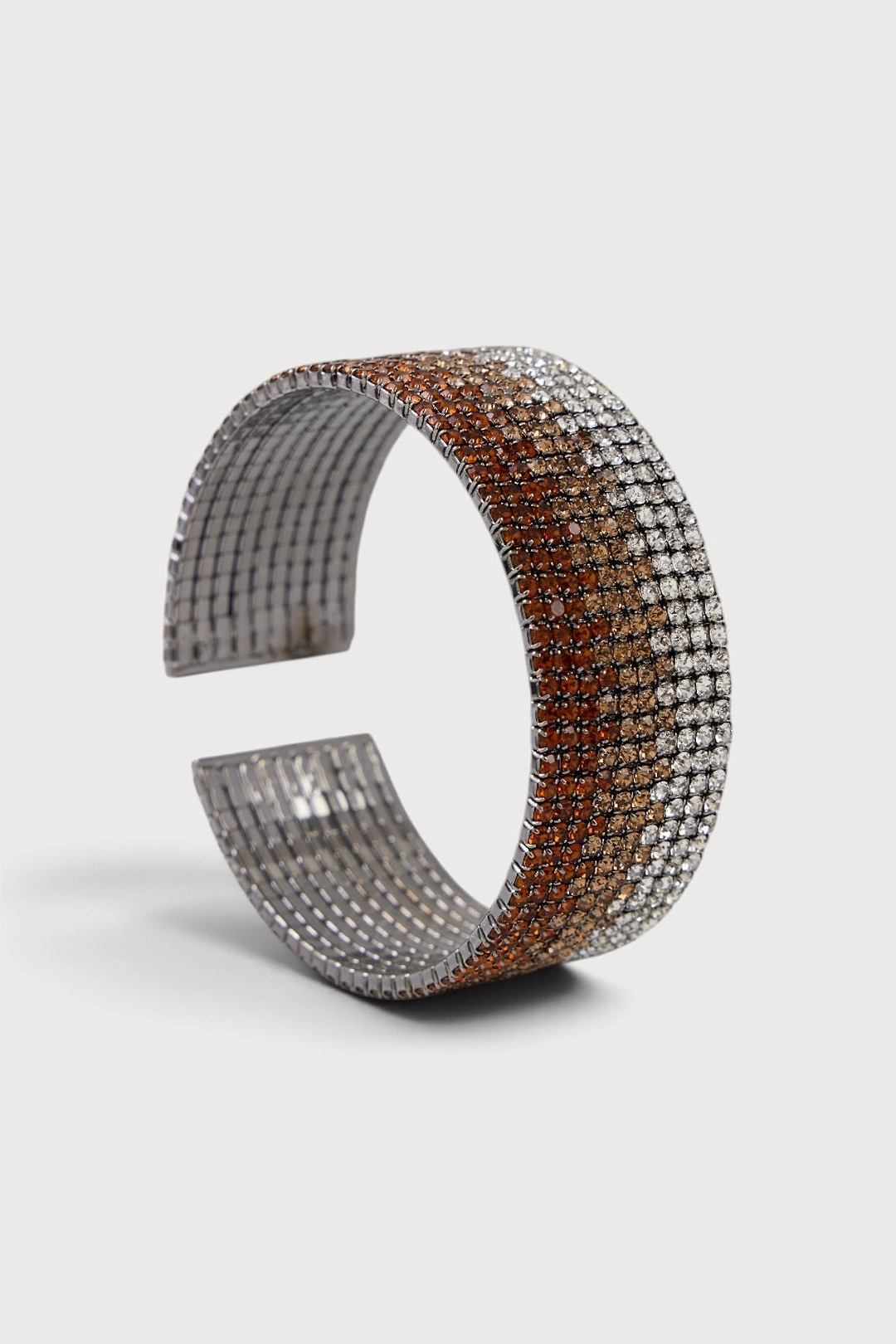 Crystal Row Cuff Bracelet