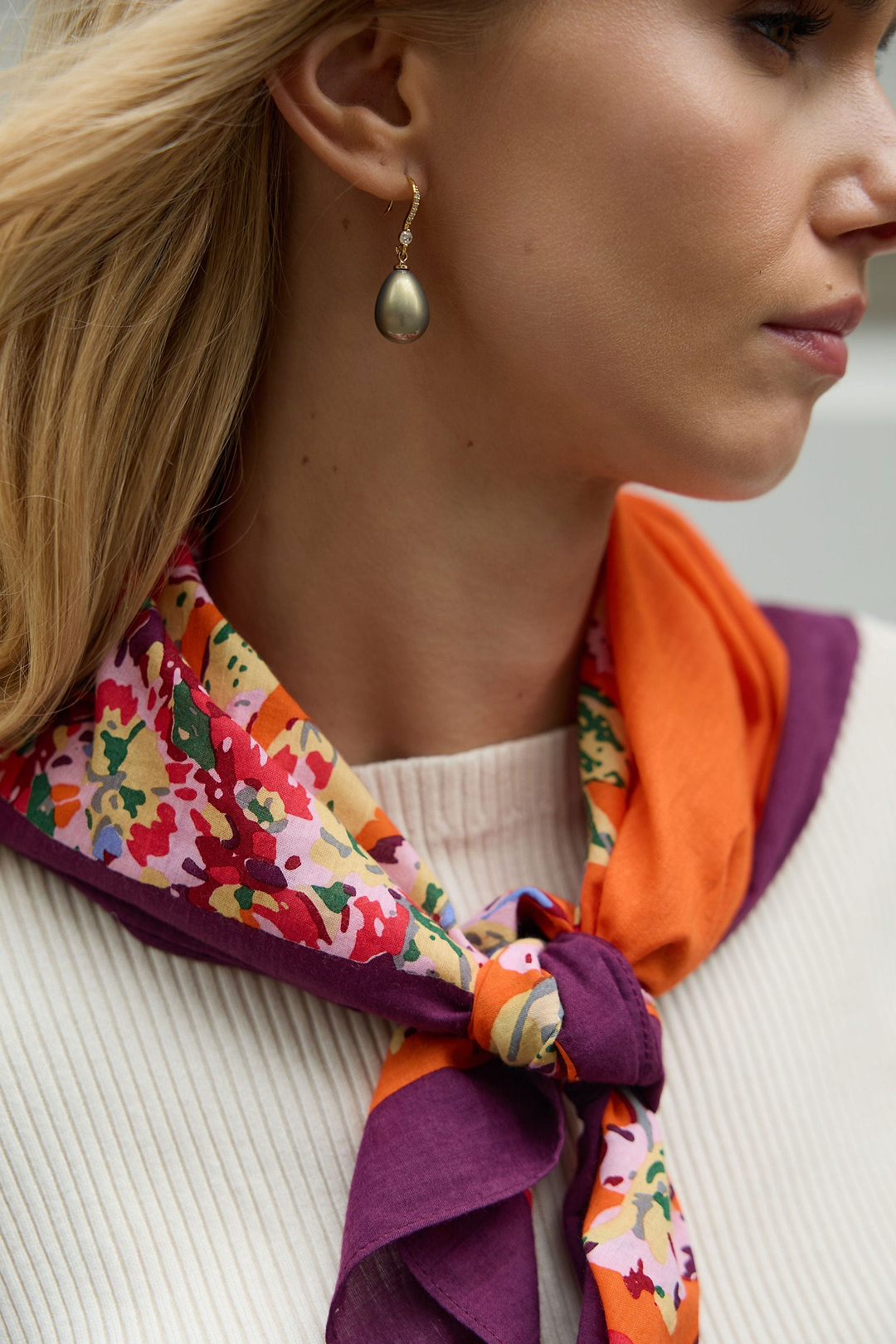 Lenni Scarf Bandana - Orange