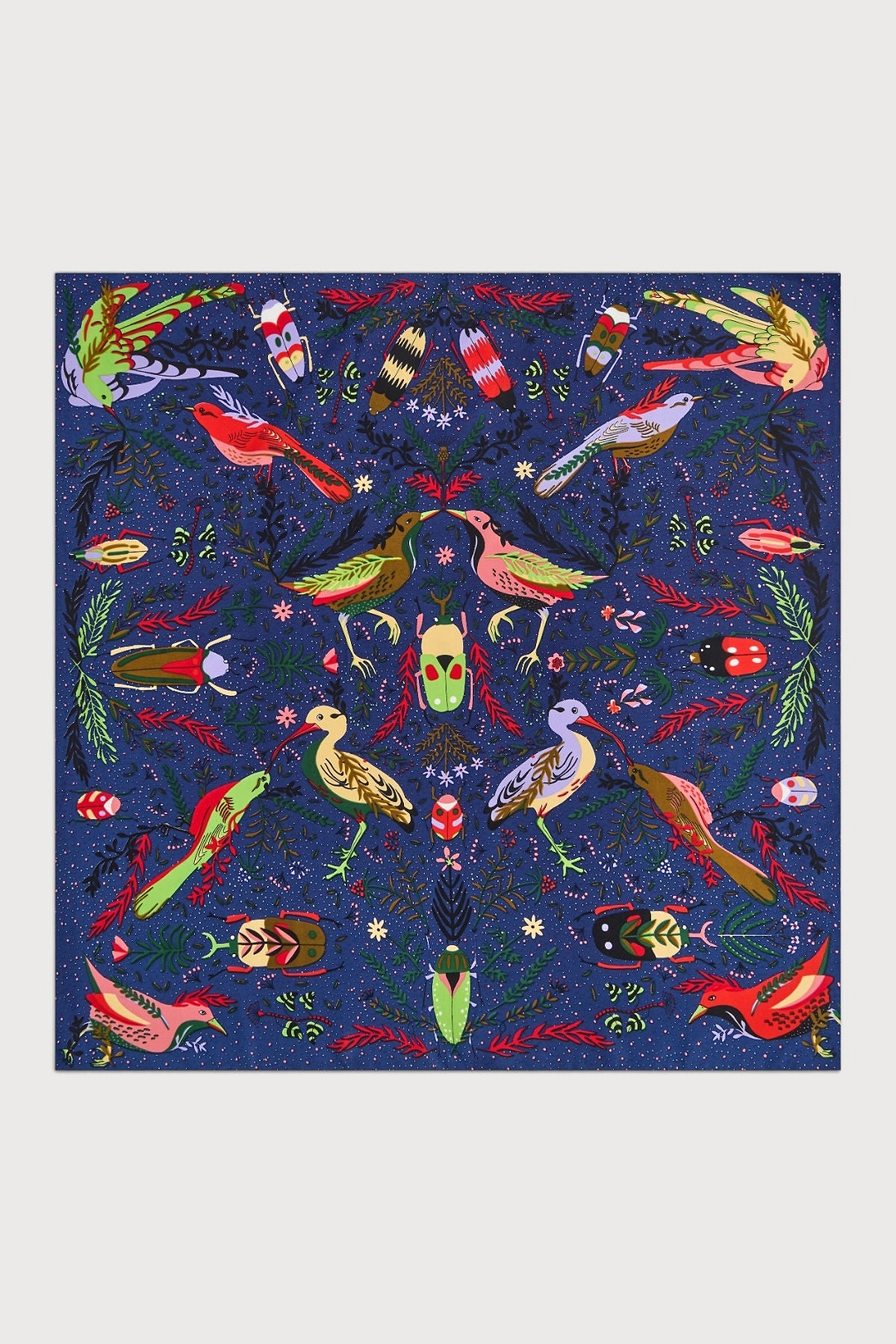 Aviary Botanical Oversized Bandana - Navy