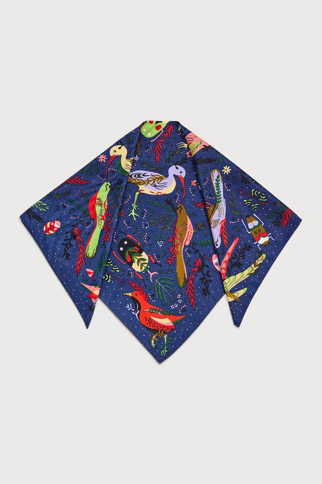Aviary Botanical Oversized Bandana - Navy