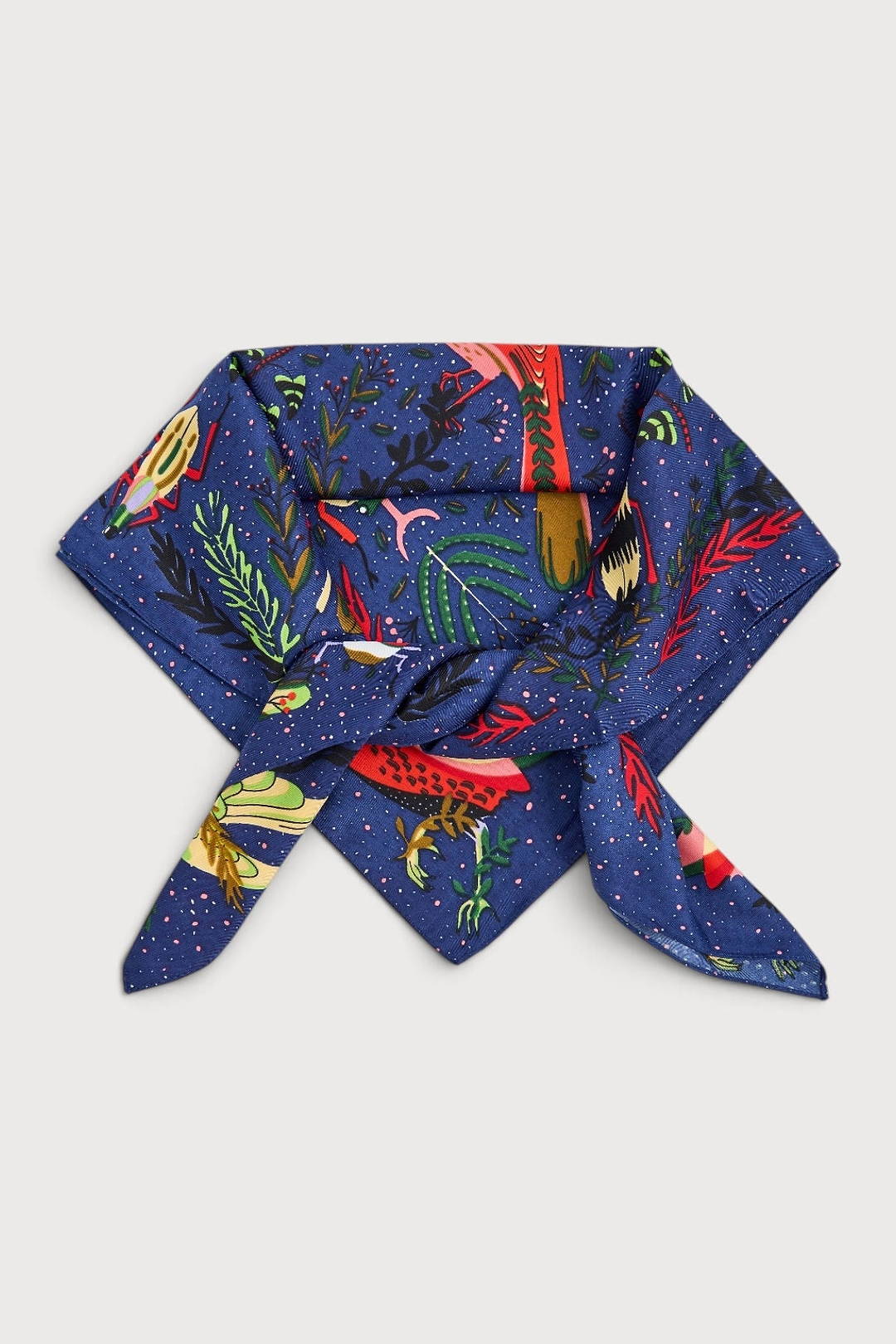 Aviary Botanical Oversized Bandana - Navy