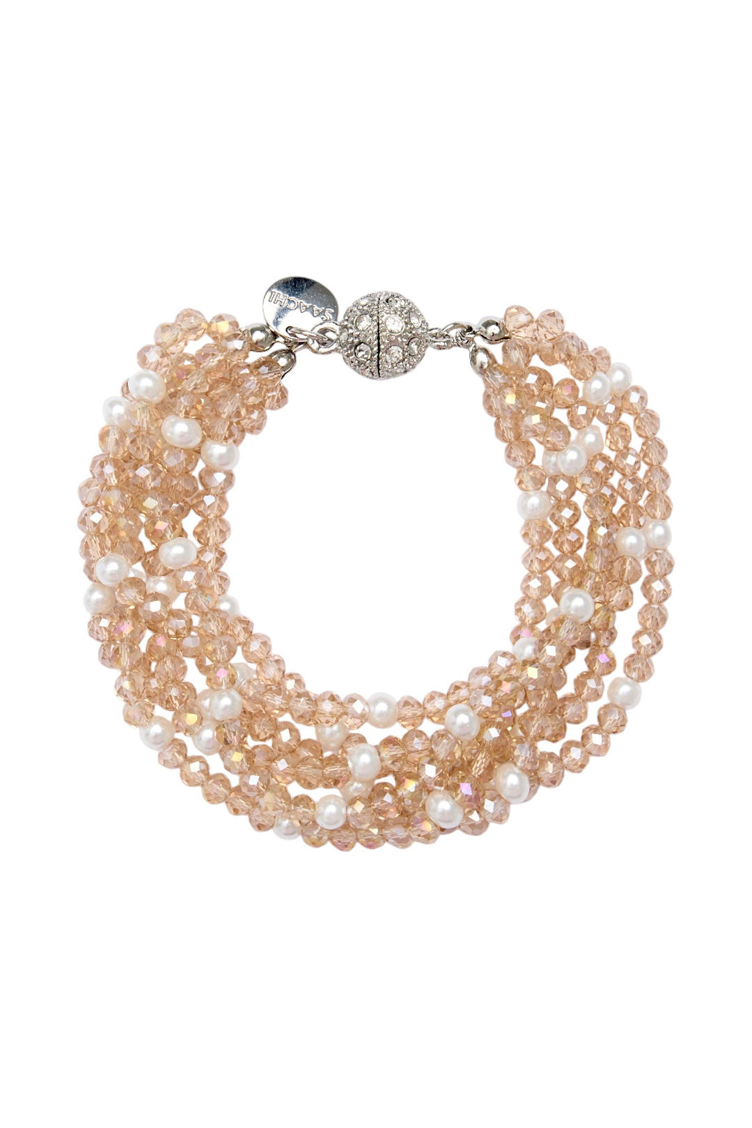 Crosby Crystal Pearl Bracelet
