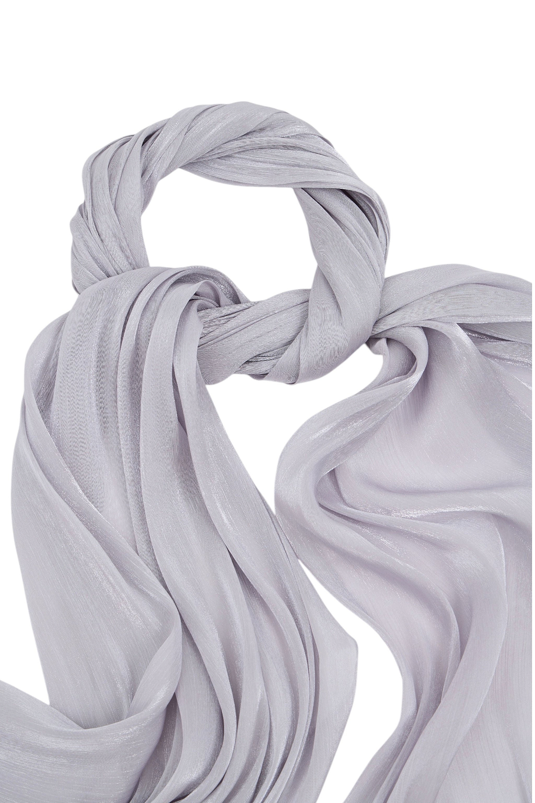 Shimmer Crinkle Satin Scarf