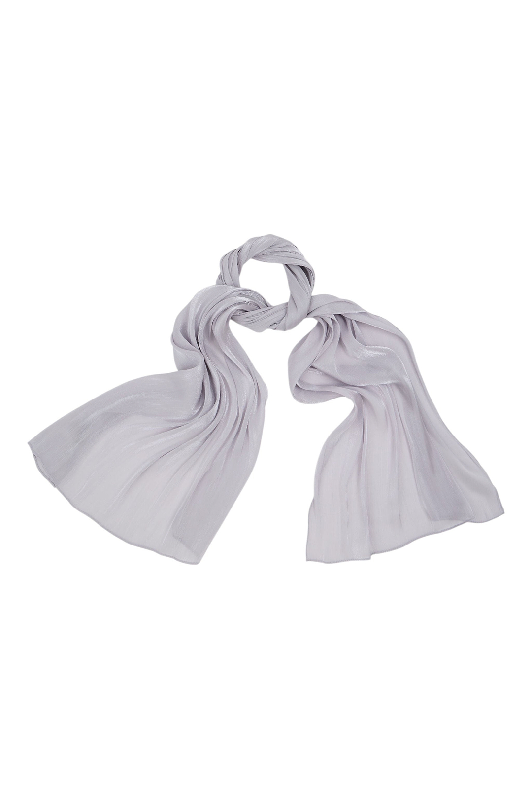 Shimmer Crinkle Satin Scarf