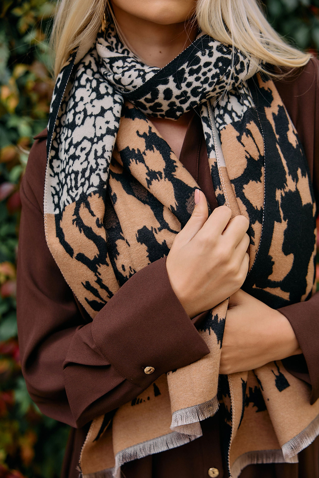 Mixed Animal Print Reversible - Black