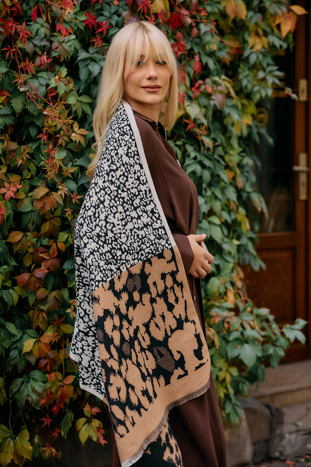 Mixed Animal Print Reversible - Black