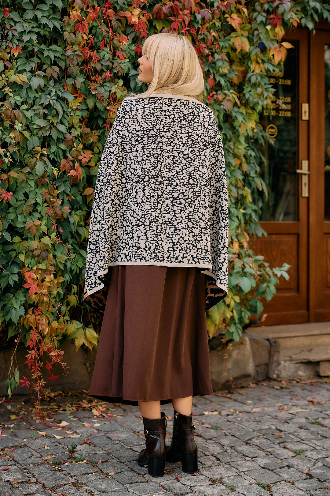 Mixed Animal Print Reversible - Black